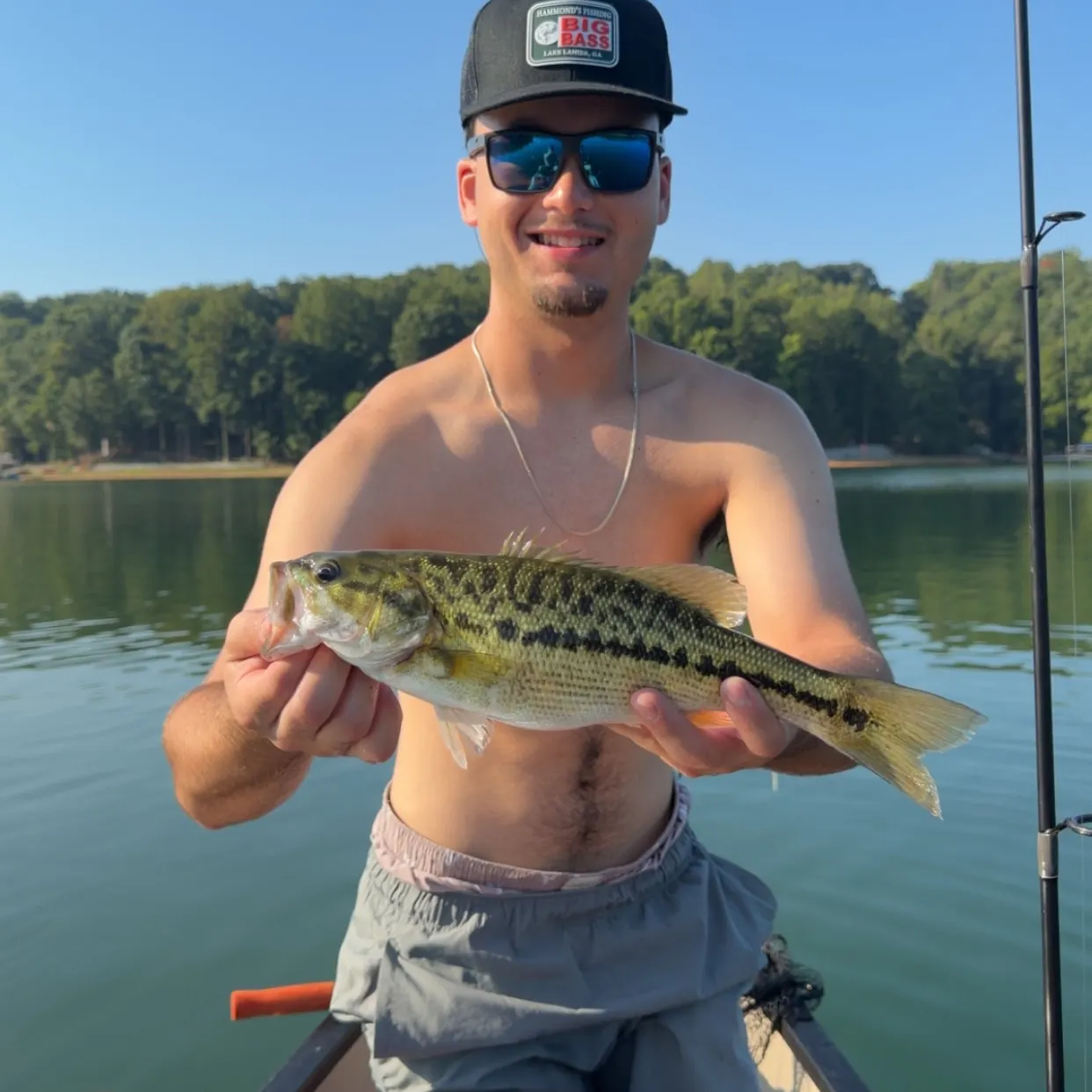Spotted bass caught on Fishbrain