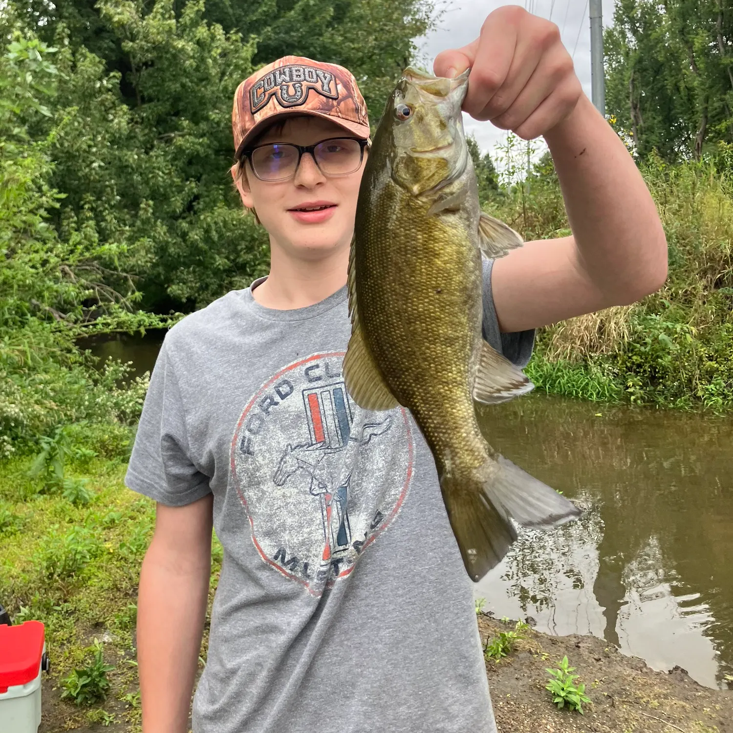 Smallmouth bass caught on Fishbrain