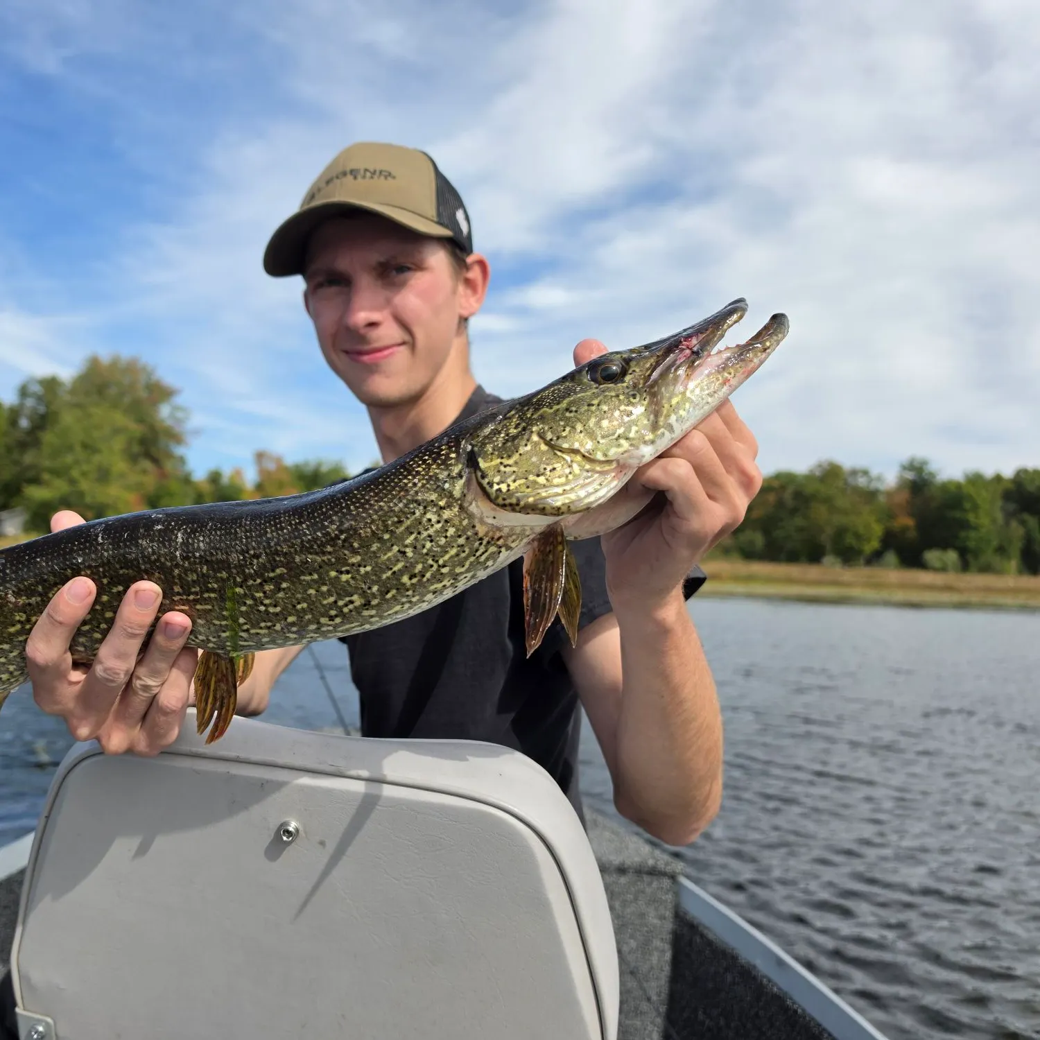 Northern pike caught on Fishbrain
