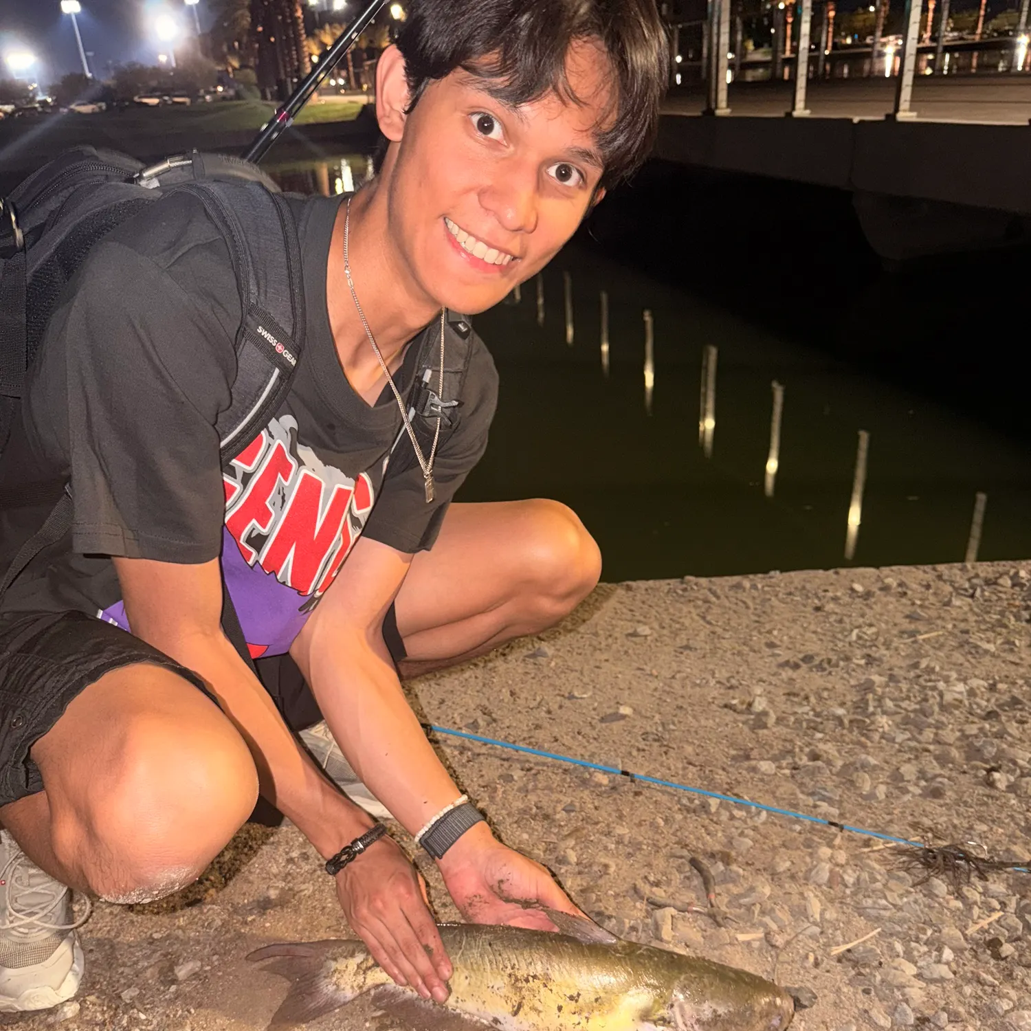 Channel catfish caught on Fishbrain