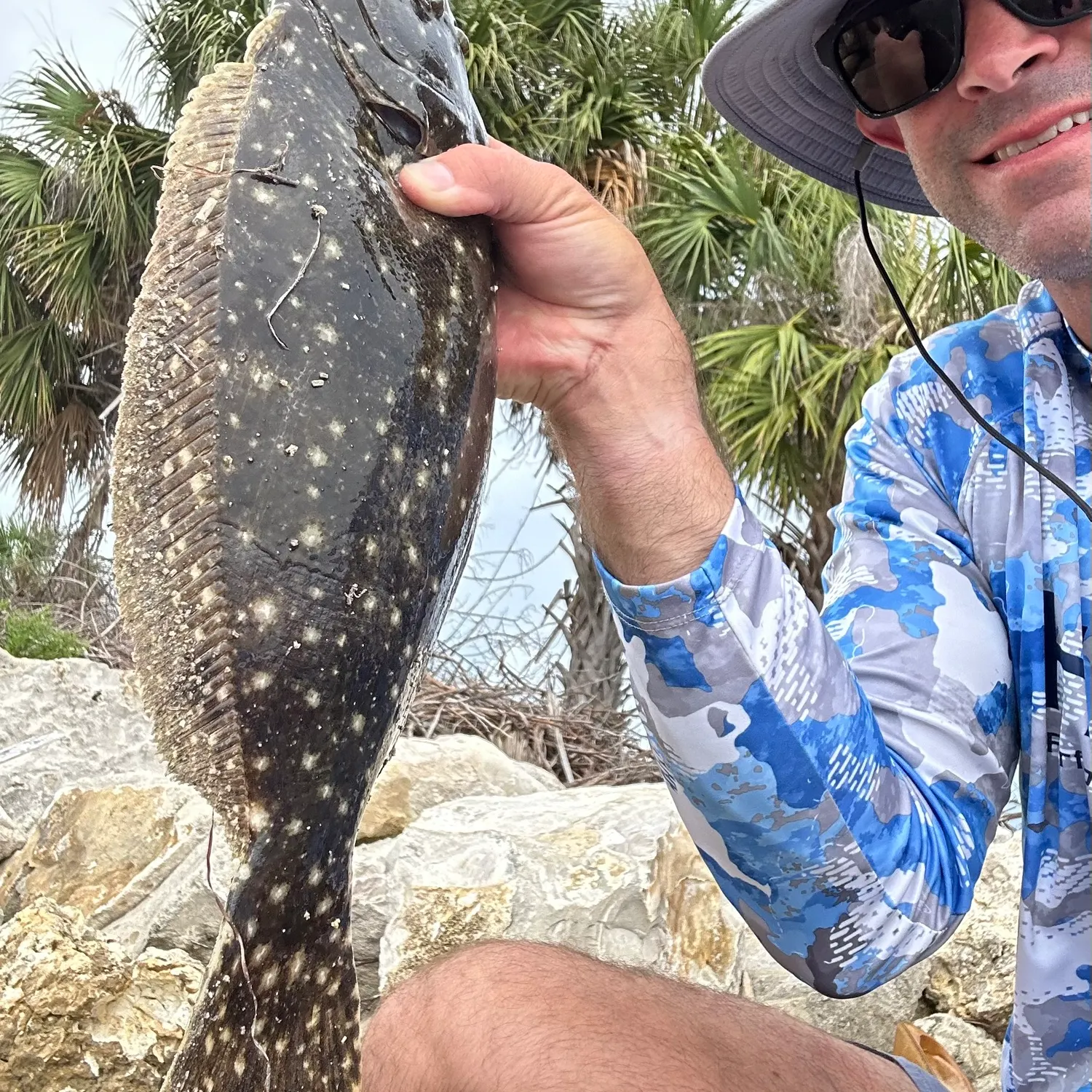 Summer flounder caught on Fishbrain