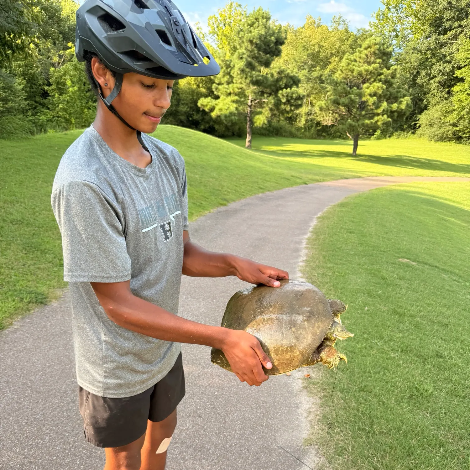 Spiny softshell turtle caught on Fishbrain