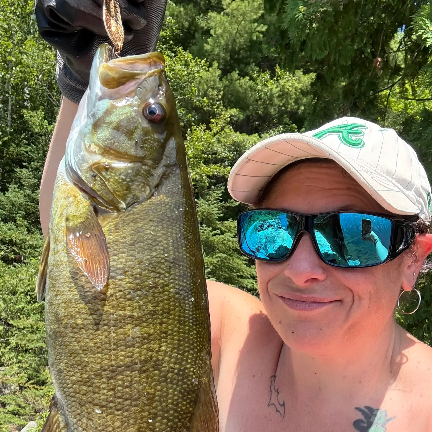 Smallmouth bass caught on Fishbrain