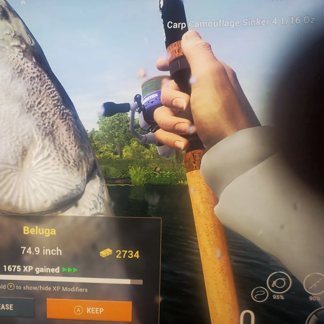 recently logged catches