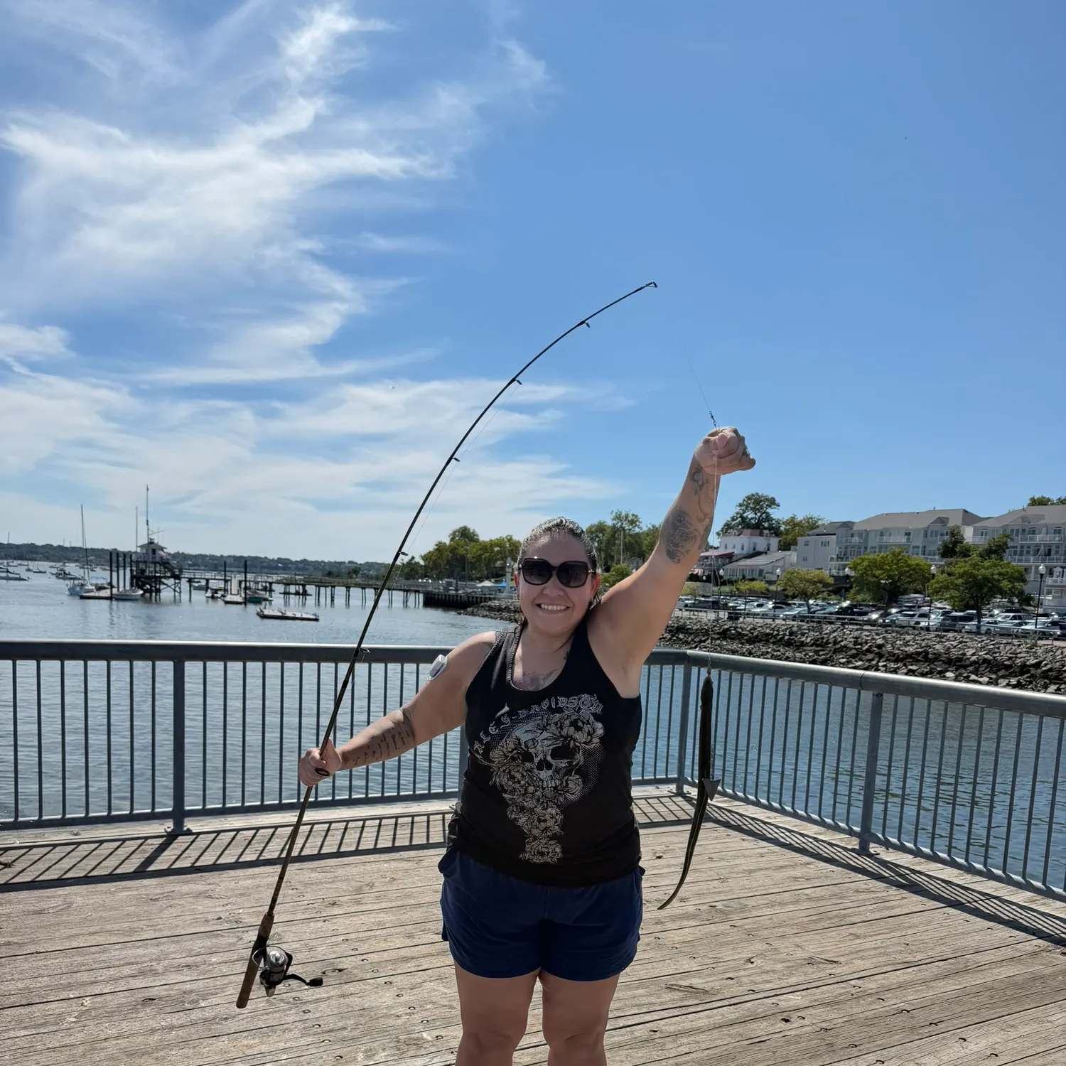 American eel caught on Fishbrain