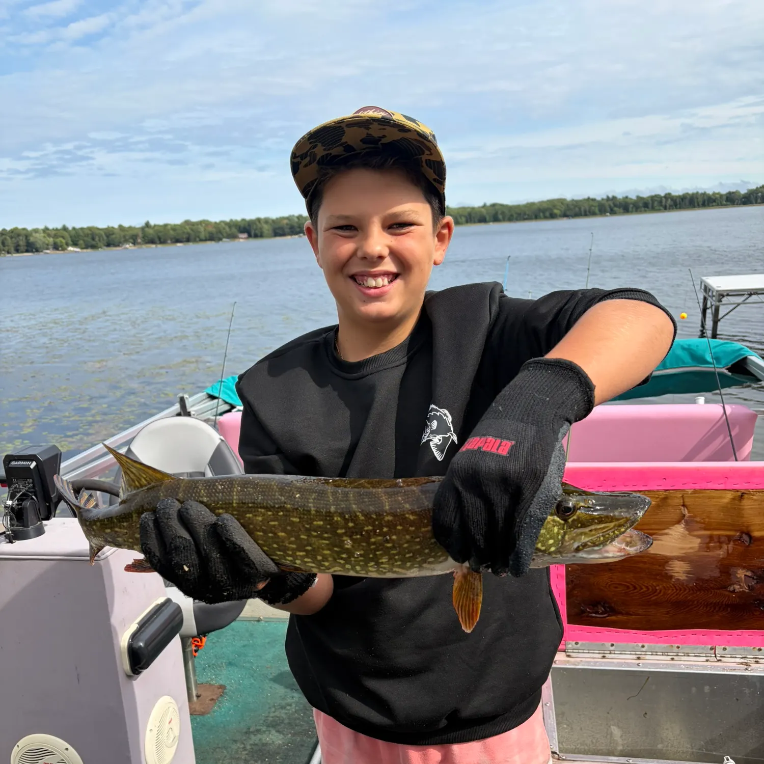 Northern pike caught on Fishbrain