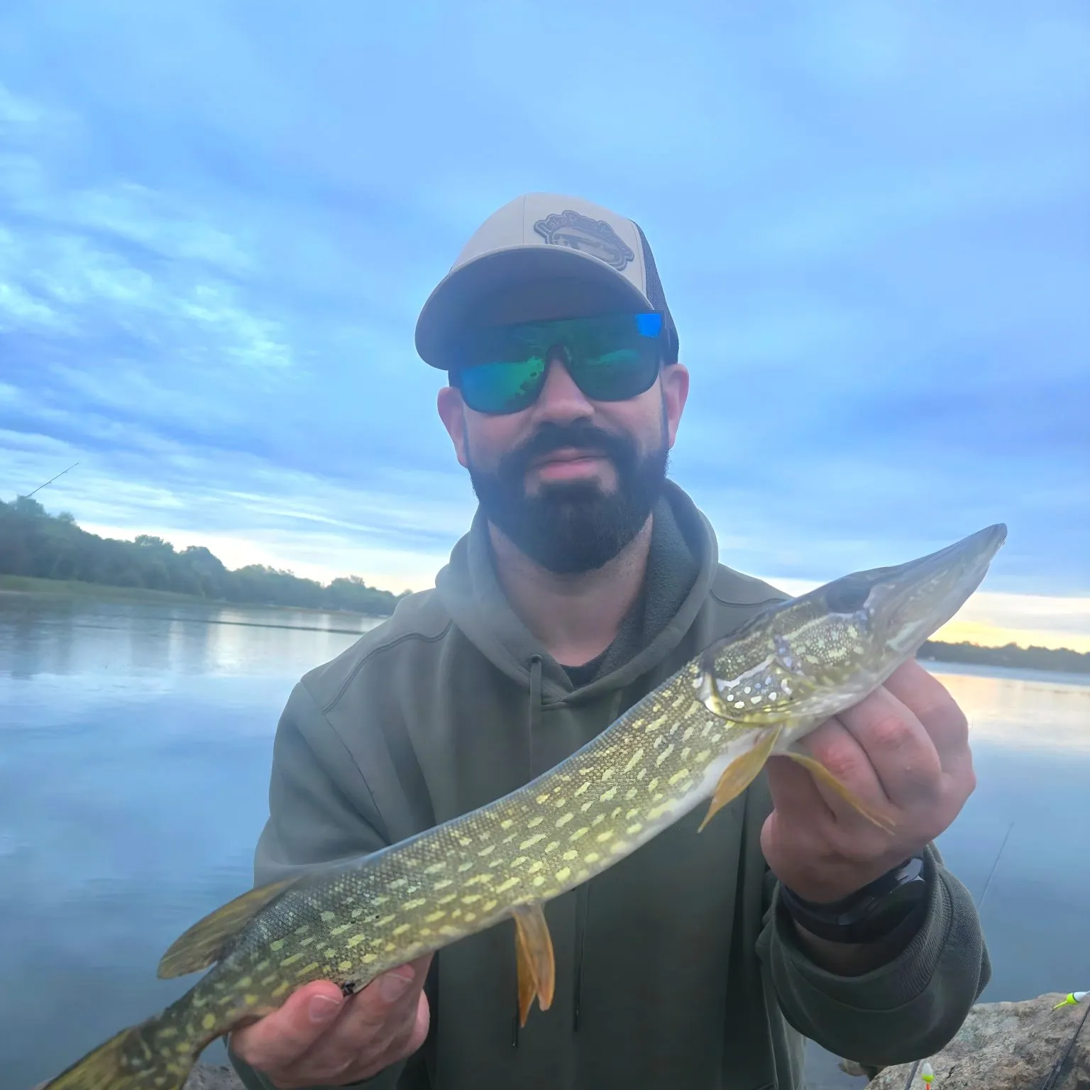 Northern pike caught on Fishbrain