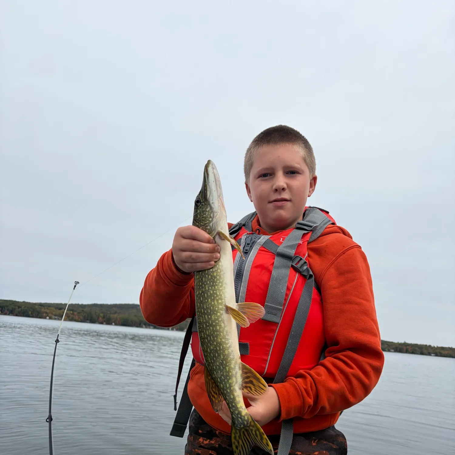 Northern pike caught on Fishbrain