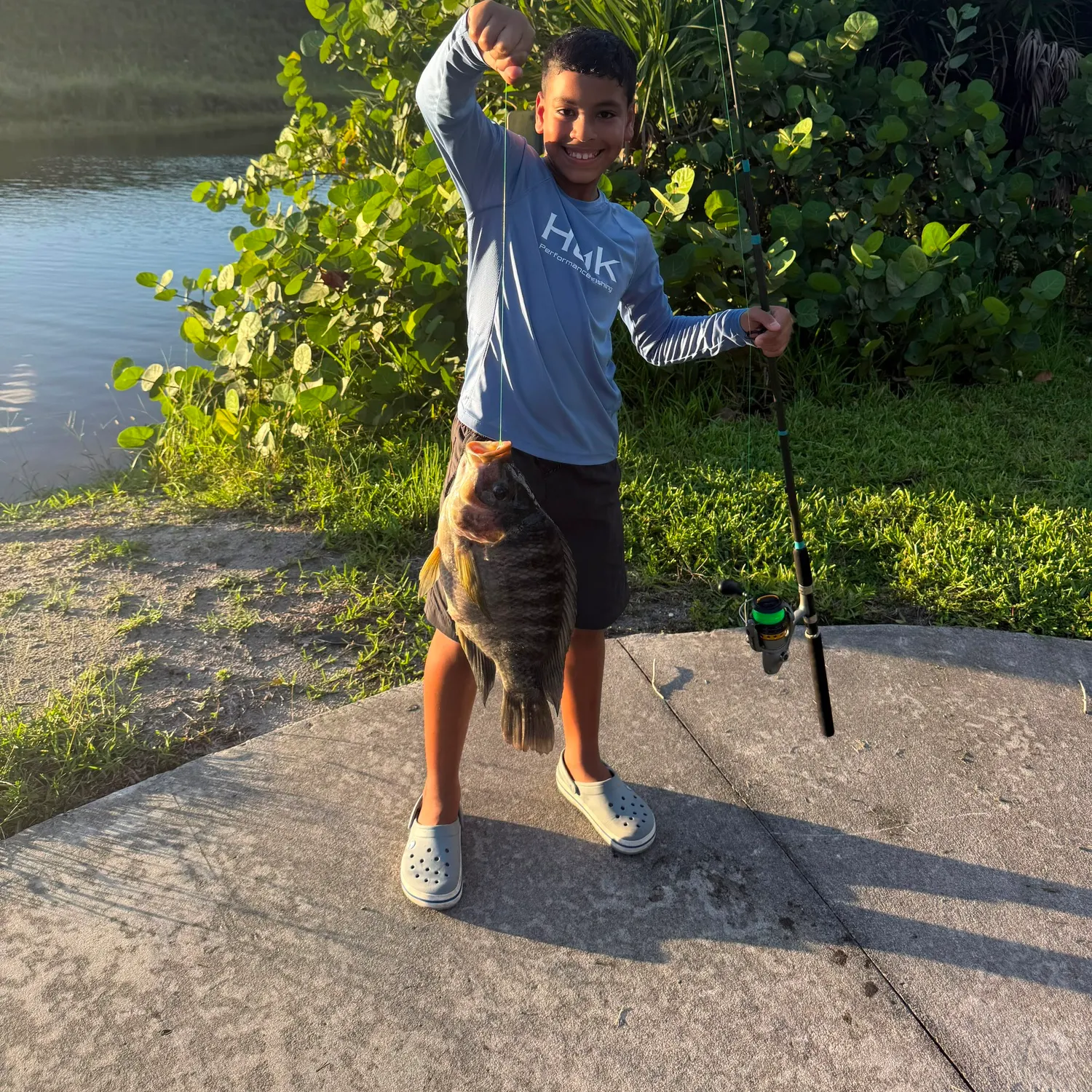 Nile tilapia caught on Fishbrain