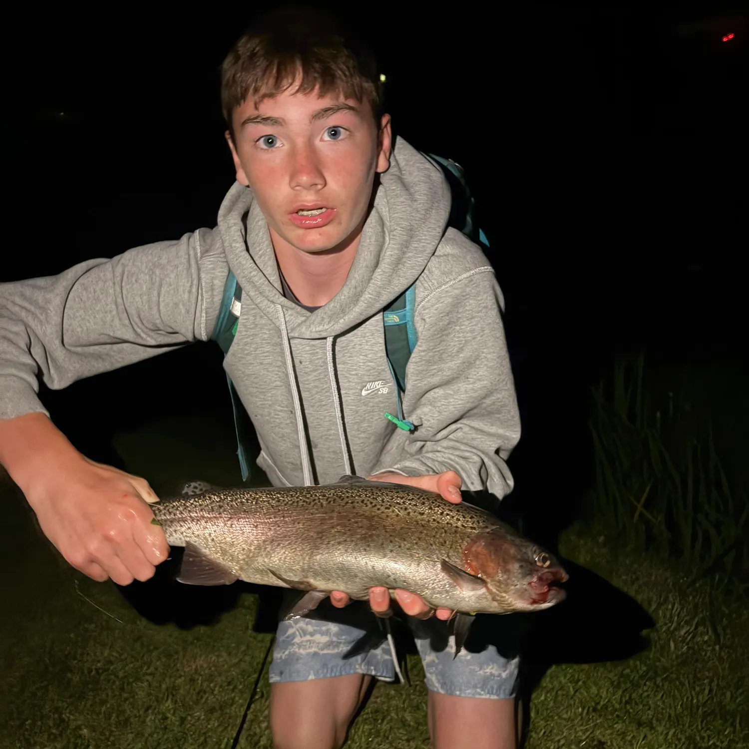 Rainbow trout caught on Fishbrain