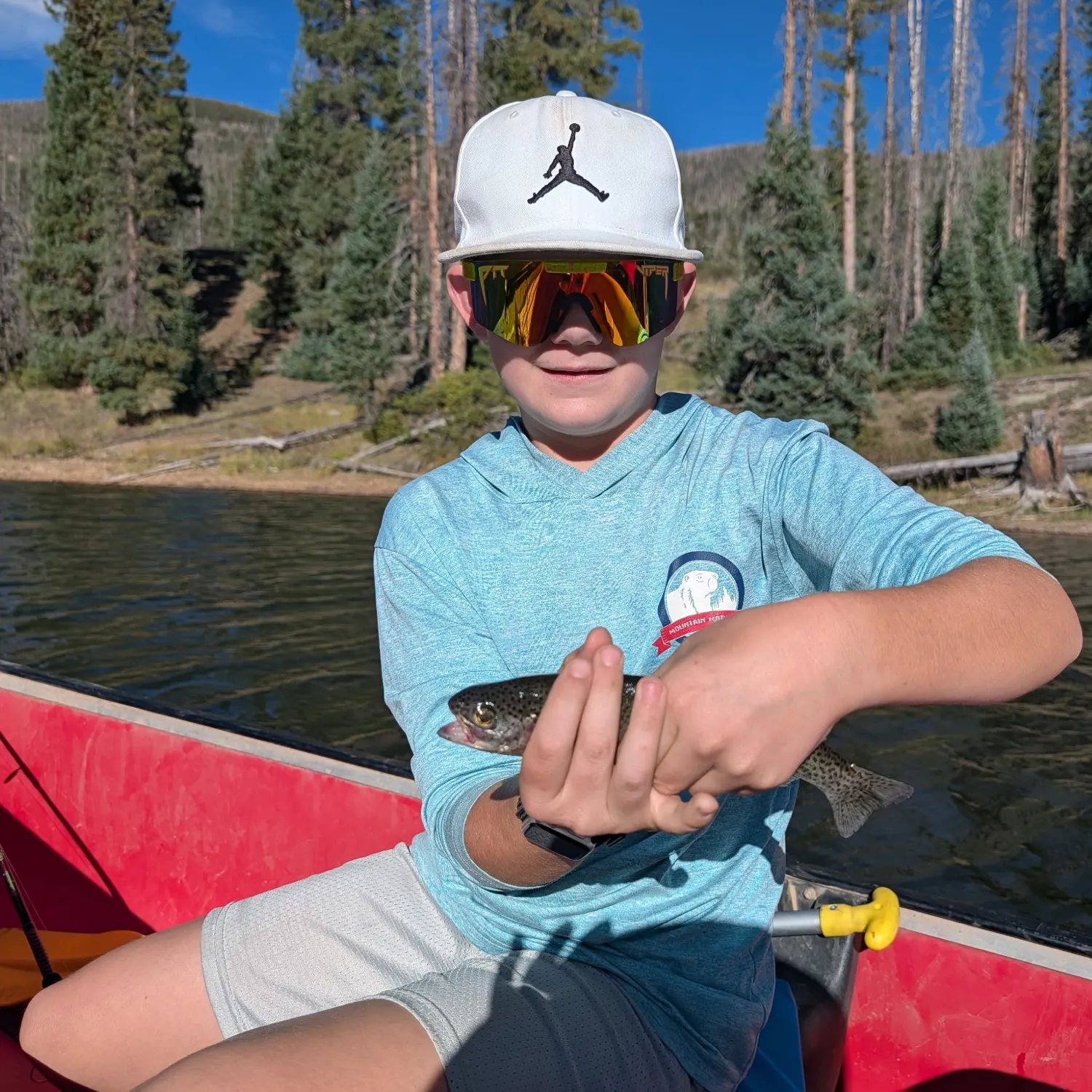 Rainbow trout caught on Fishbrain