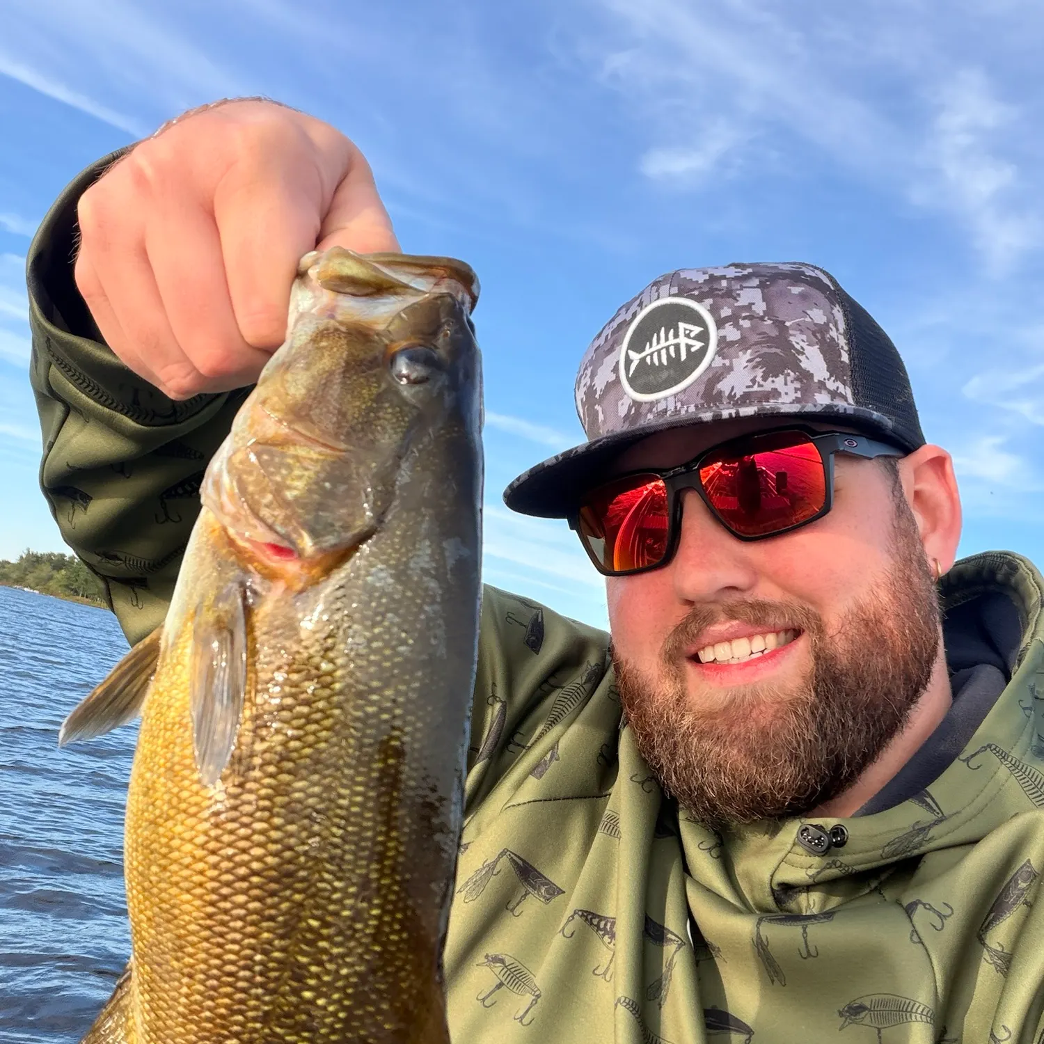 Smallmouth bass caught on Fishbrain
