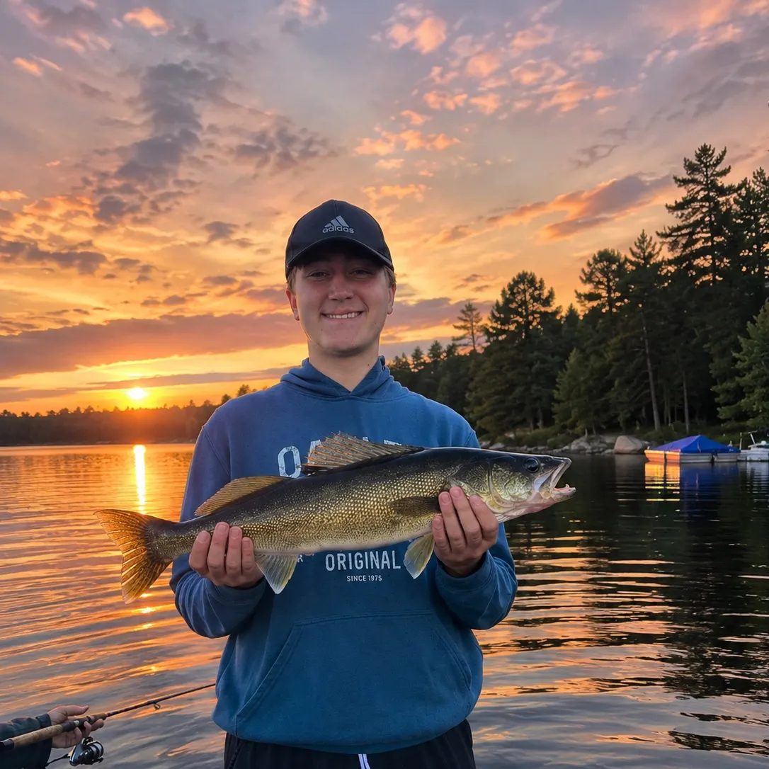 Walleye caught on Fishbrain