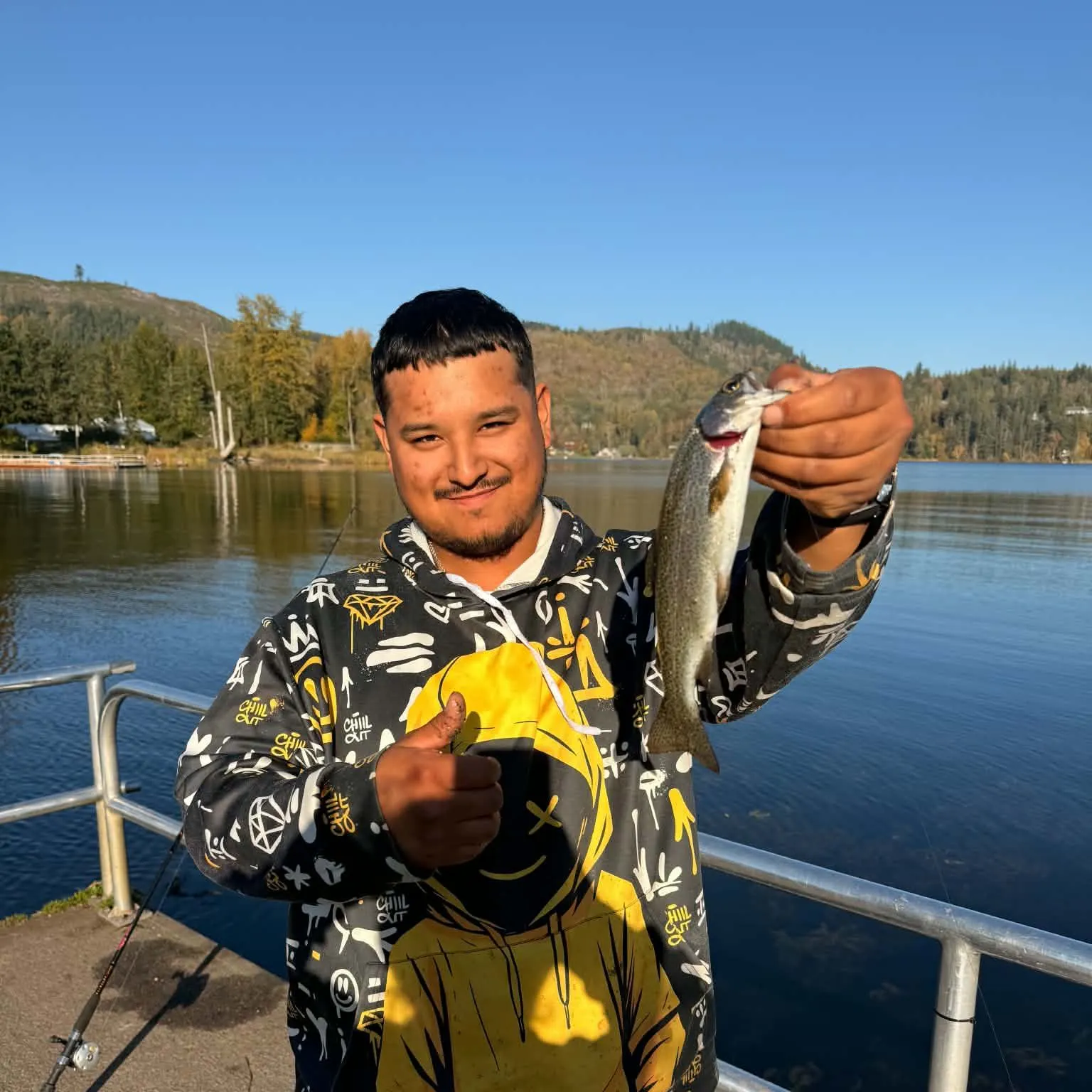 Rainbow trout caught on Fishbrain