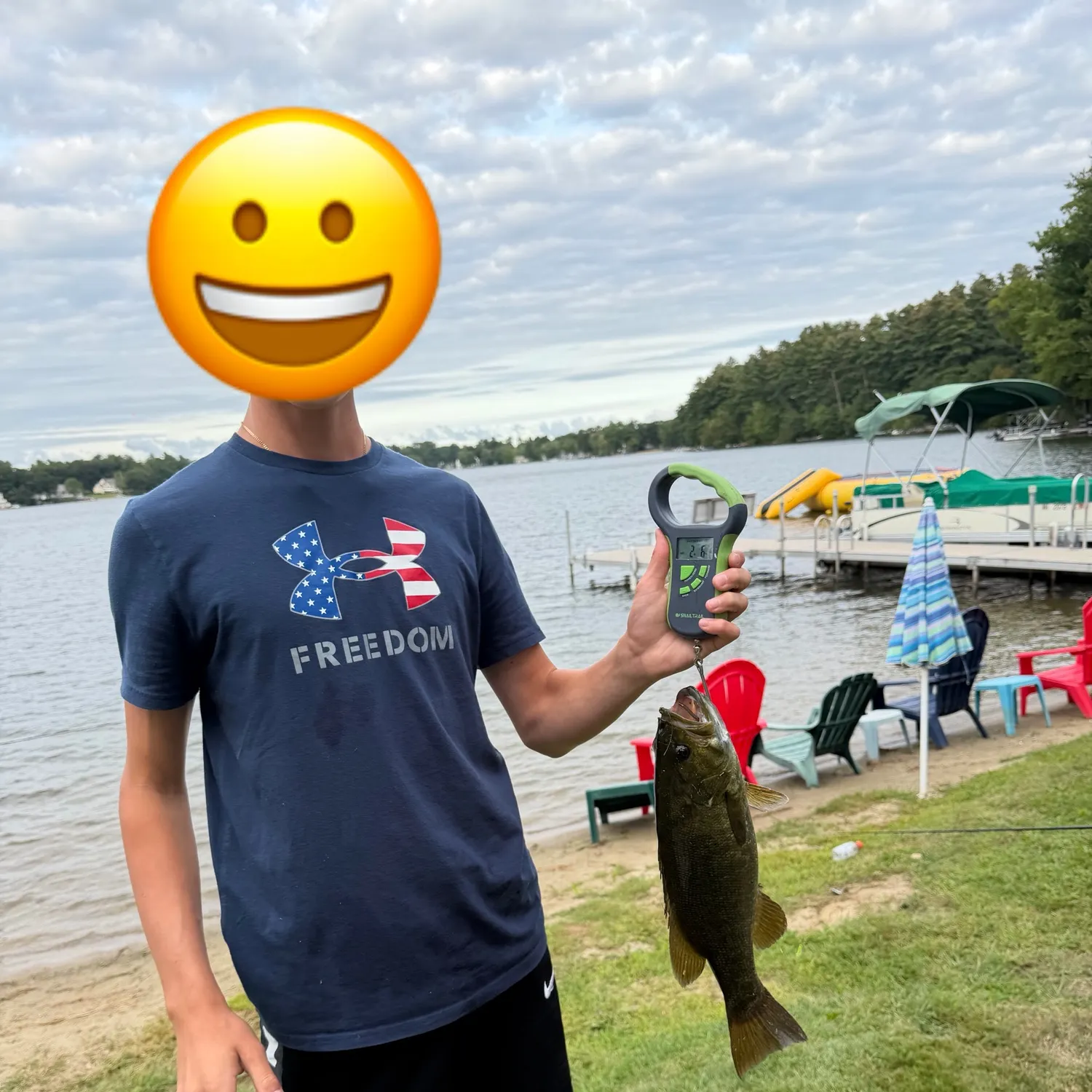 Smallmouth bass caught on Fishbrain
