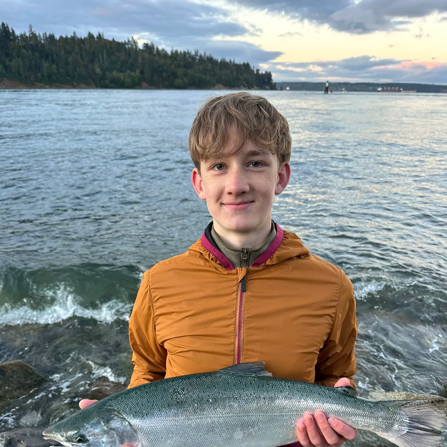 Coho salmon caught on Fishbrain