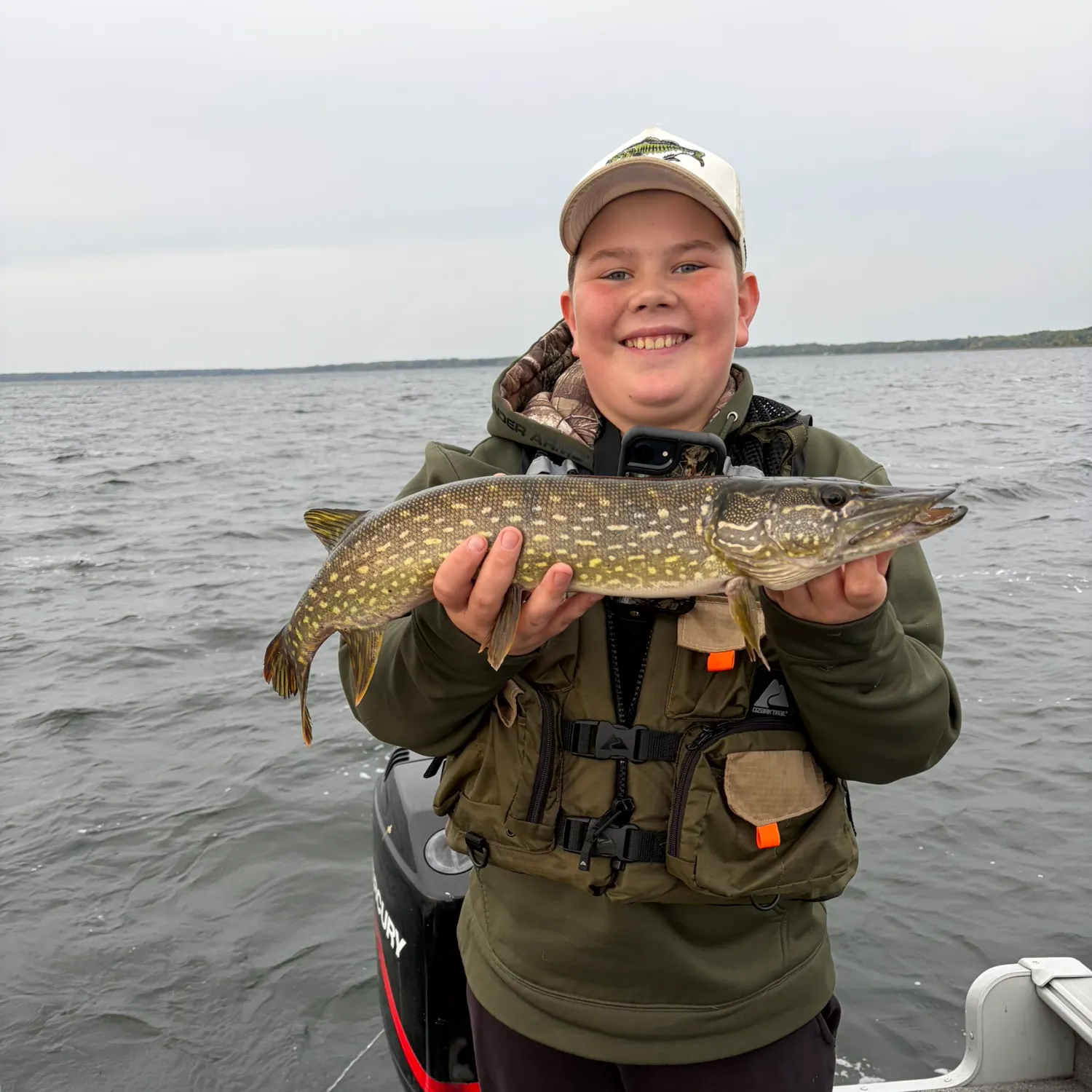 Northern pike caught on Fishbrain
