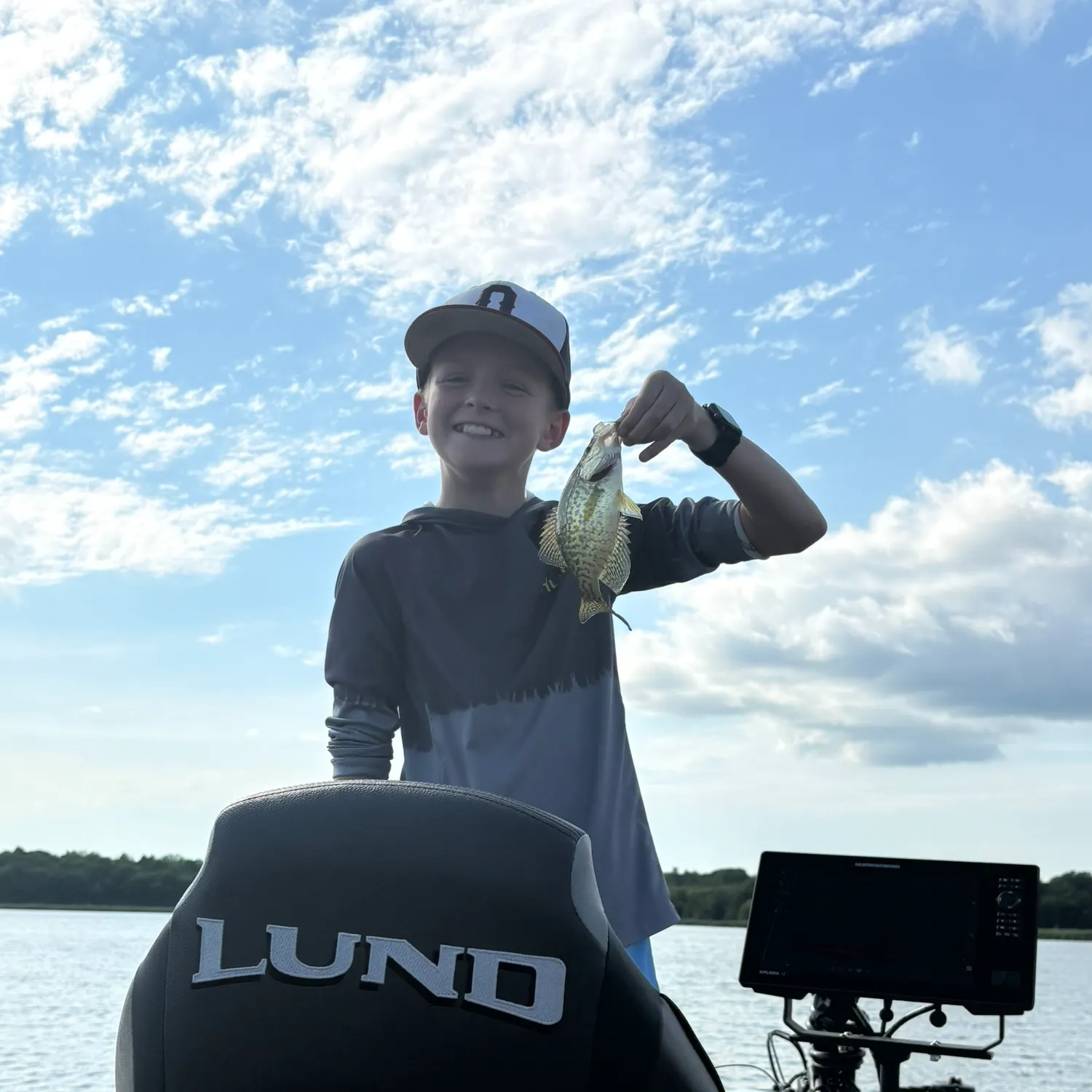 Black crappie caught on Fishbrain