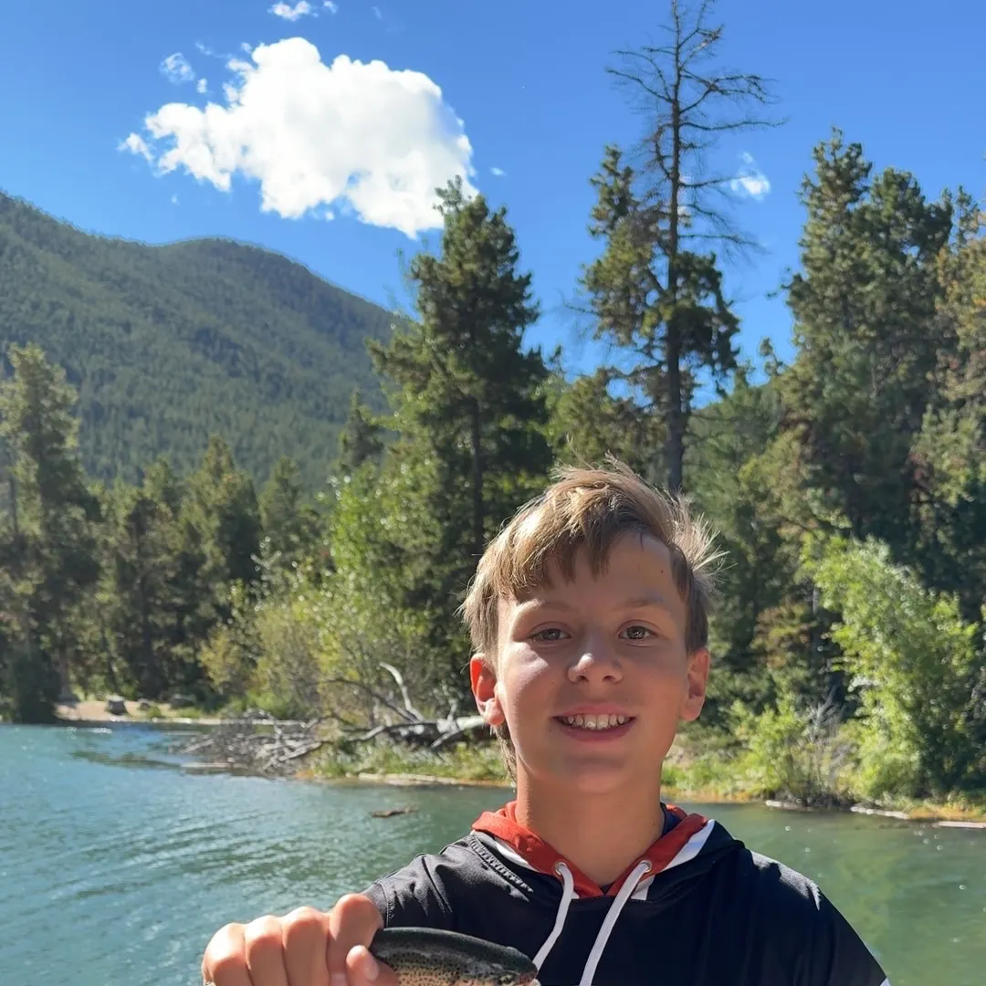 Rainbow trout caught on Fishbrain