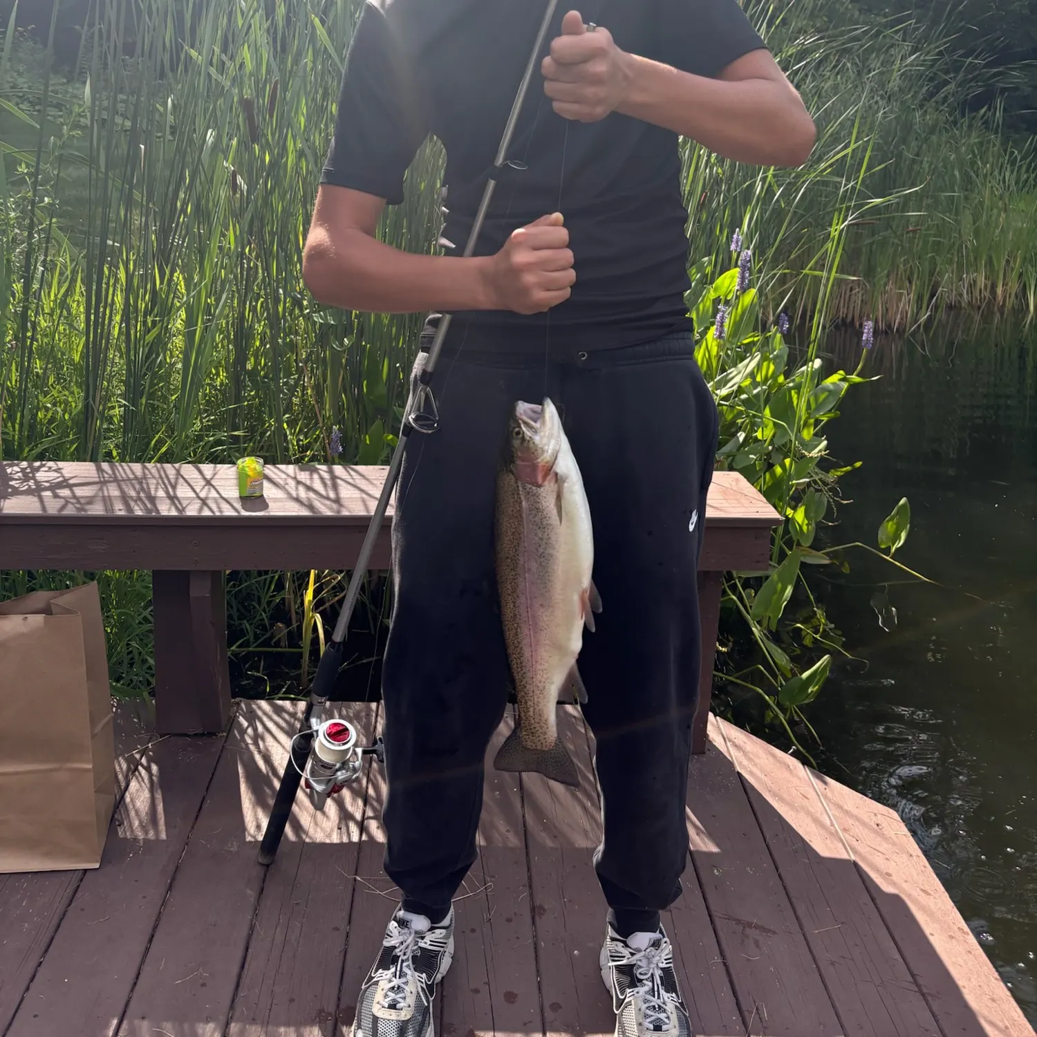 Rainbow trout caught on Fishbrain