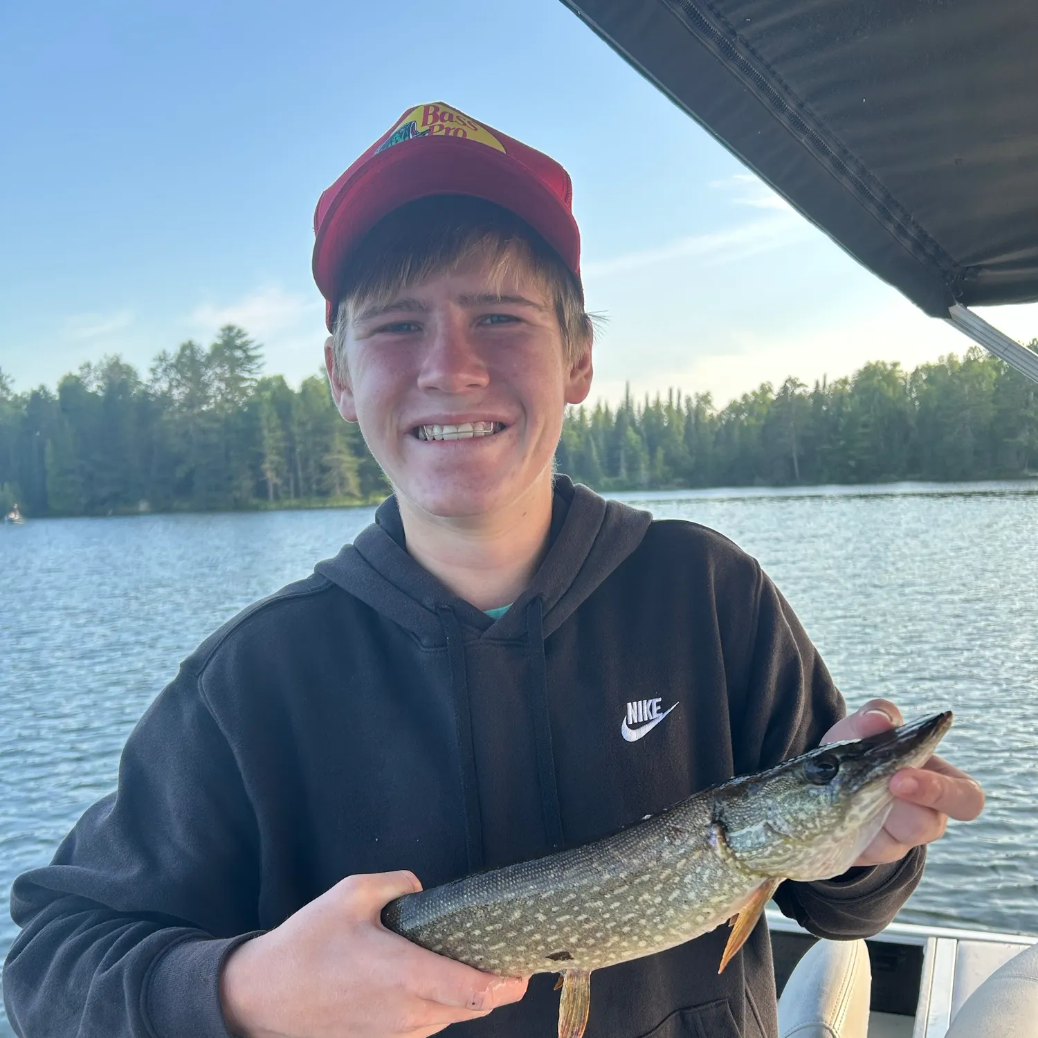 Northern pike caught on Fishbrain