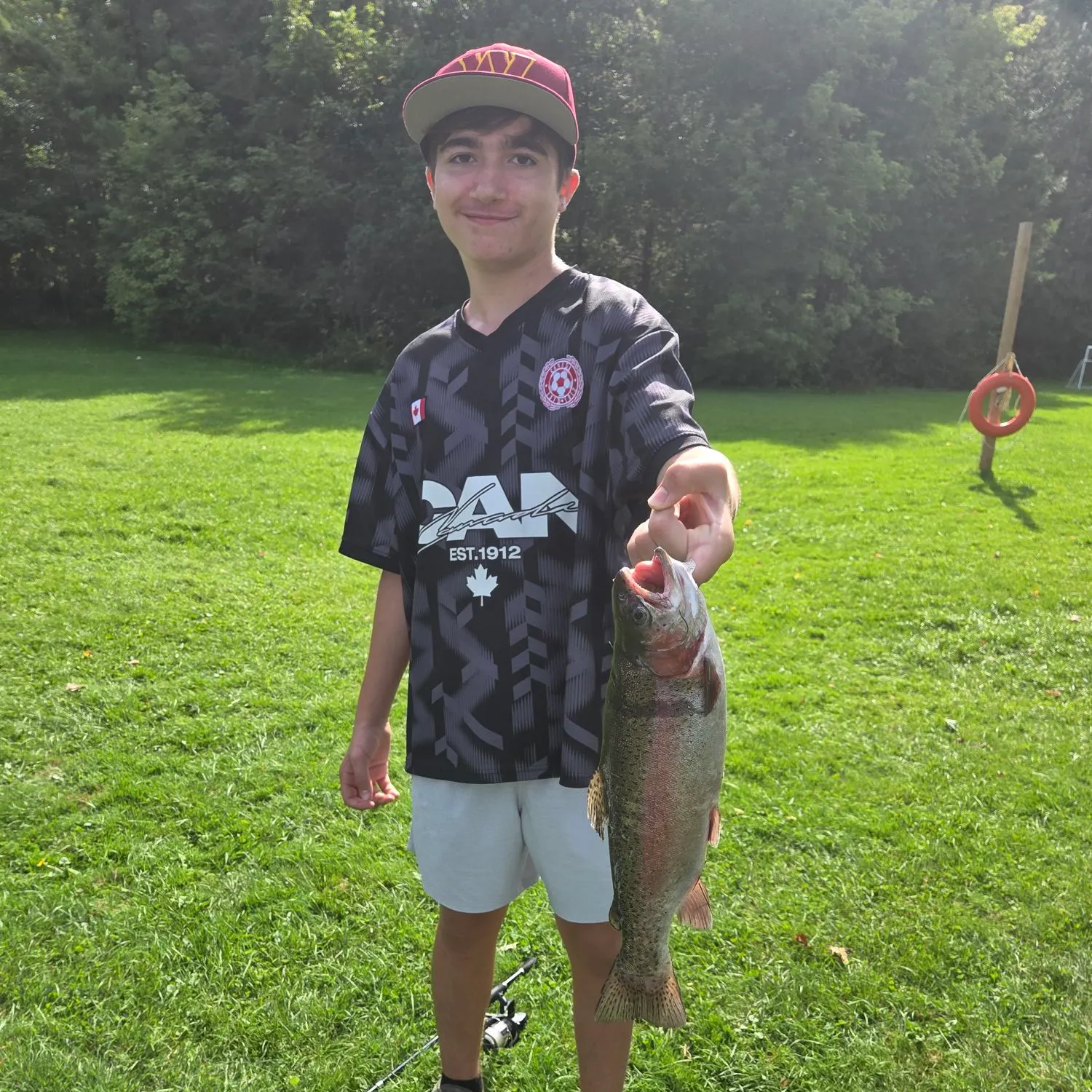 Rainbow trout caught on Fishbrain