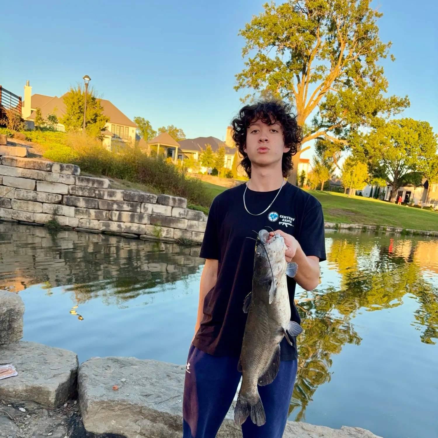 Channel catfish caught on Fishbrain