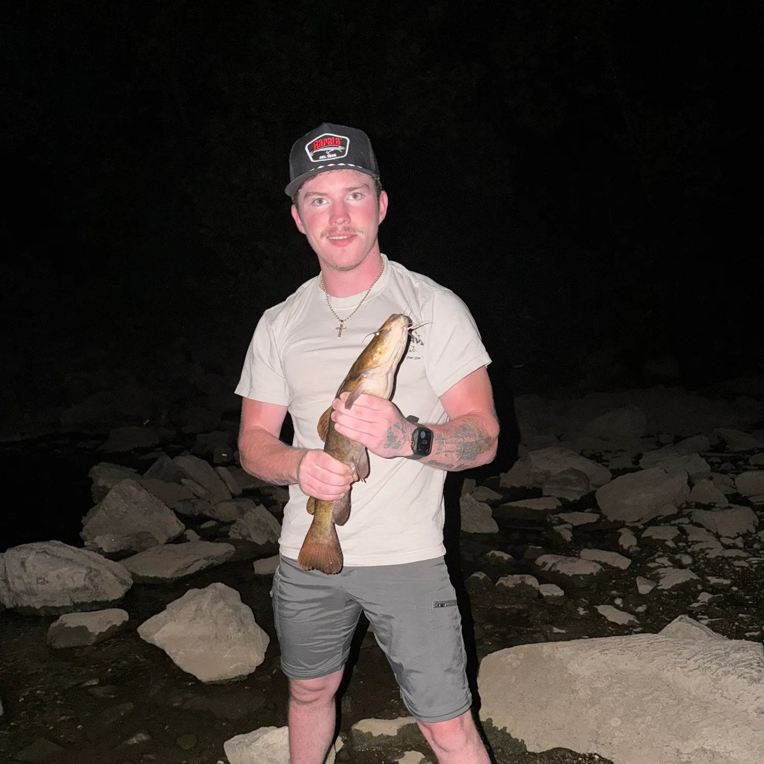 Flathead catfish caught on Fishbrain