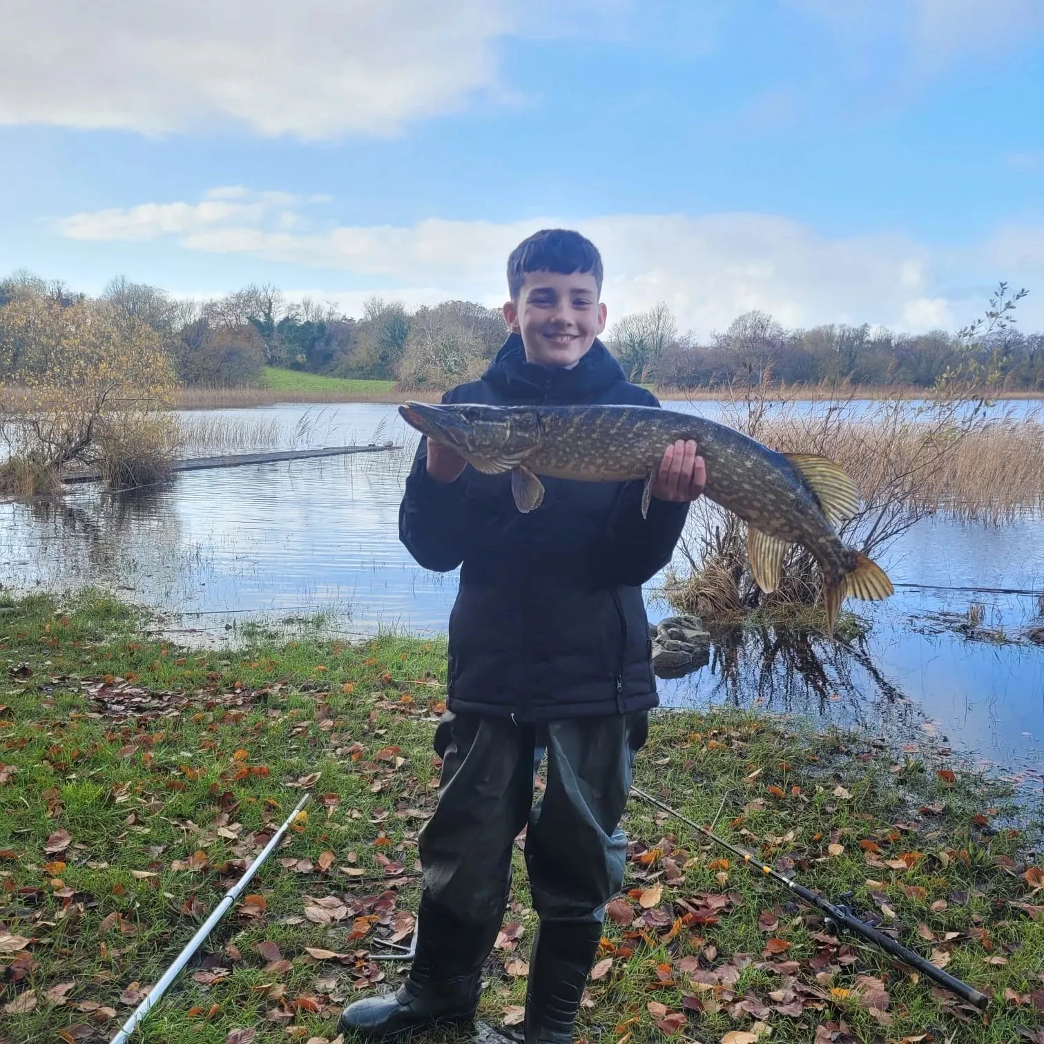 Northern pike caught on Fishbrain