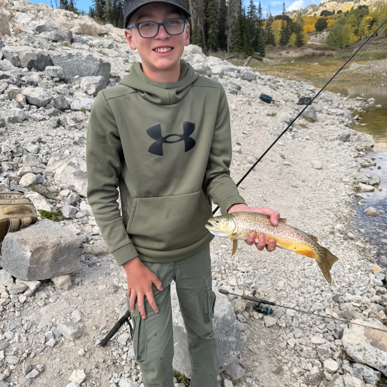 Tiger trout caught on Fishbrain