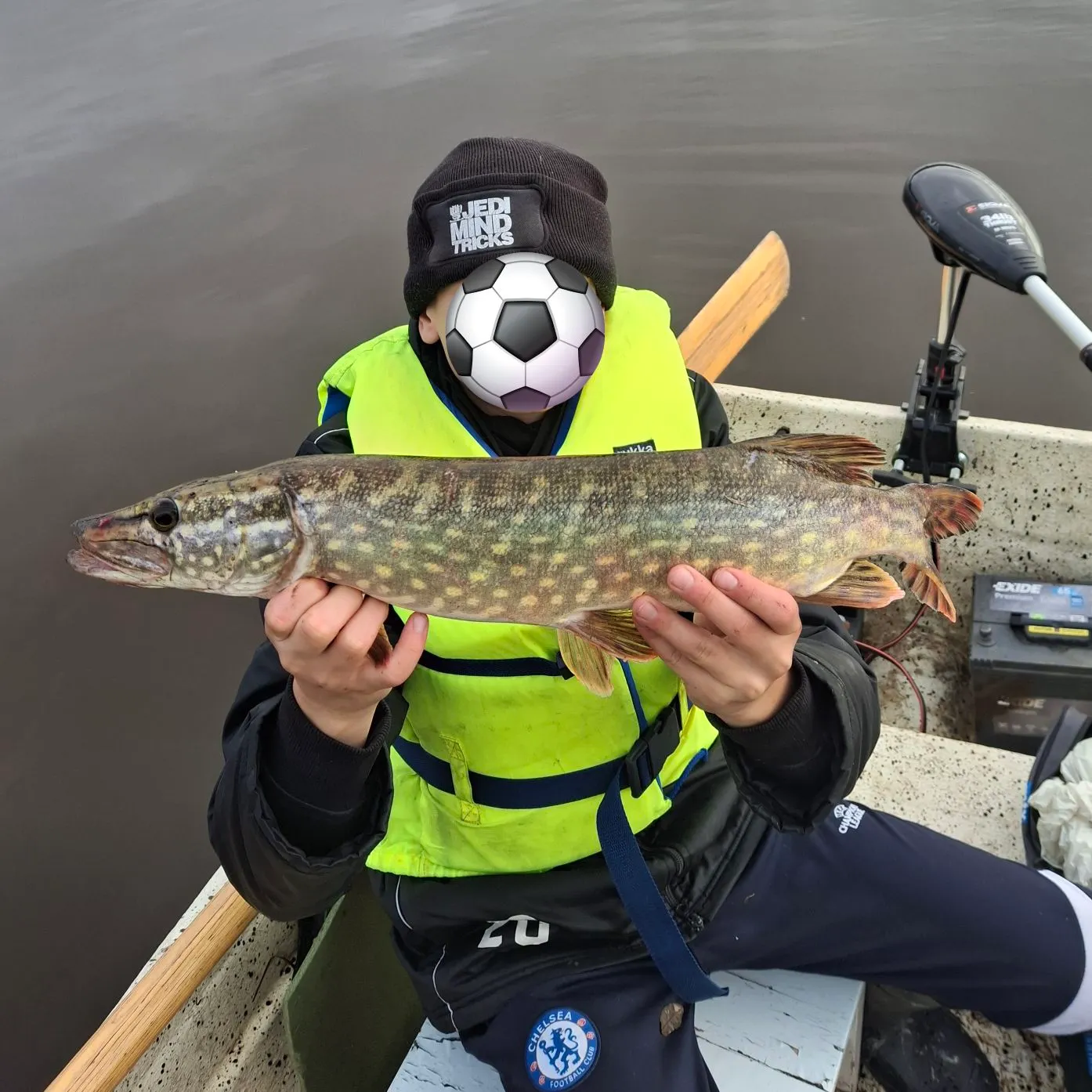Northern pike caught on Fishbrain
