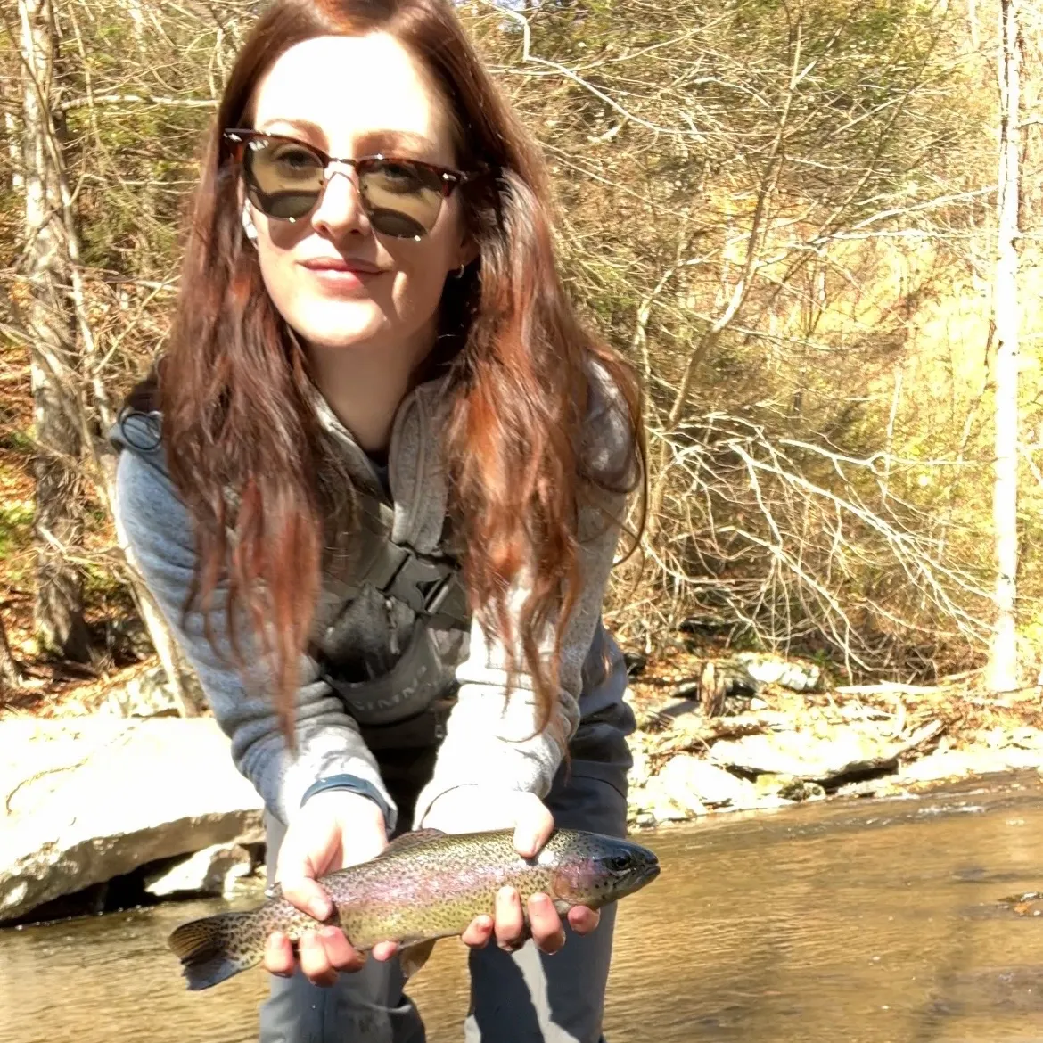 Rainbow trout caught on Fishbrain