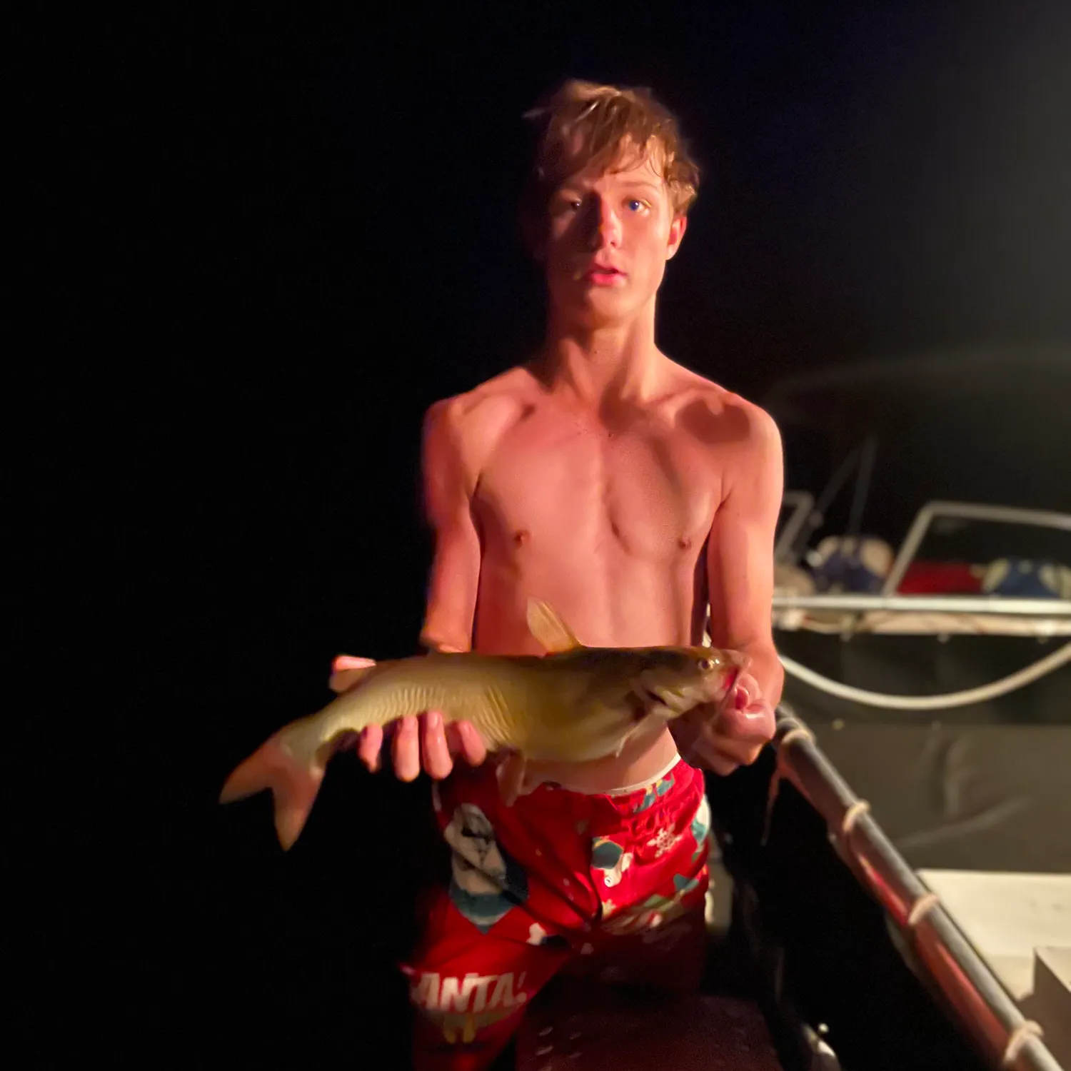 Channel catfish caught on Fishbrain