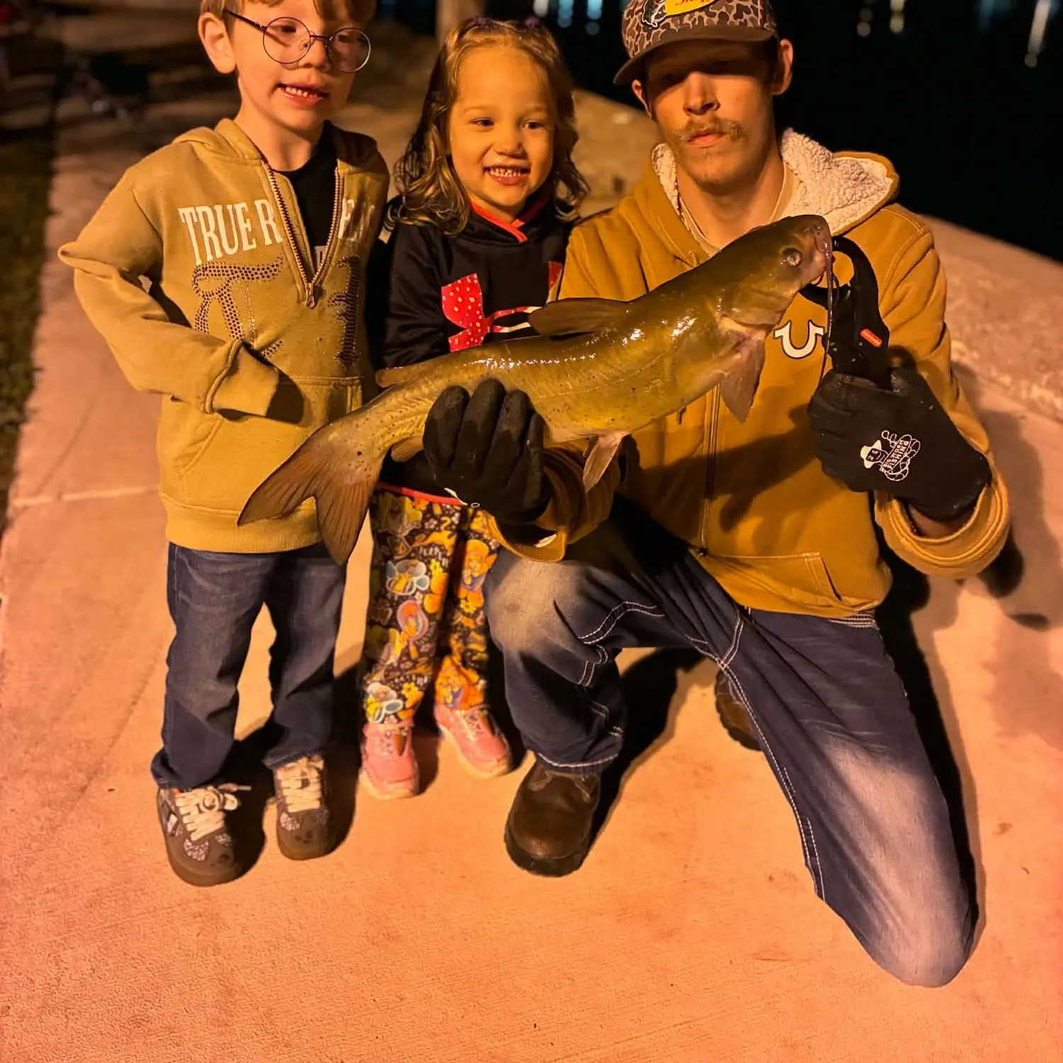 Channel catfish caught on Fishbrain