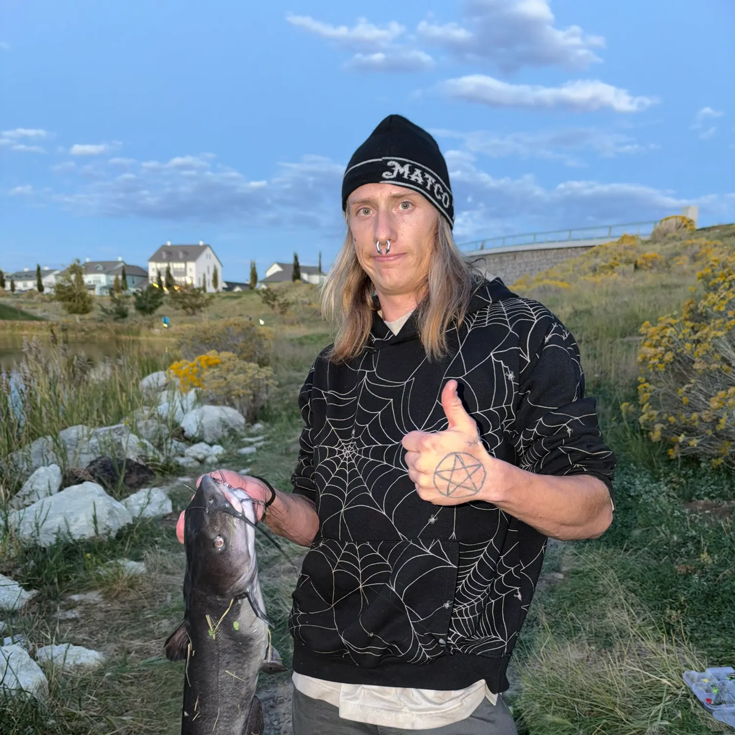 Channel catfish caught on Fishbrain