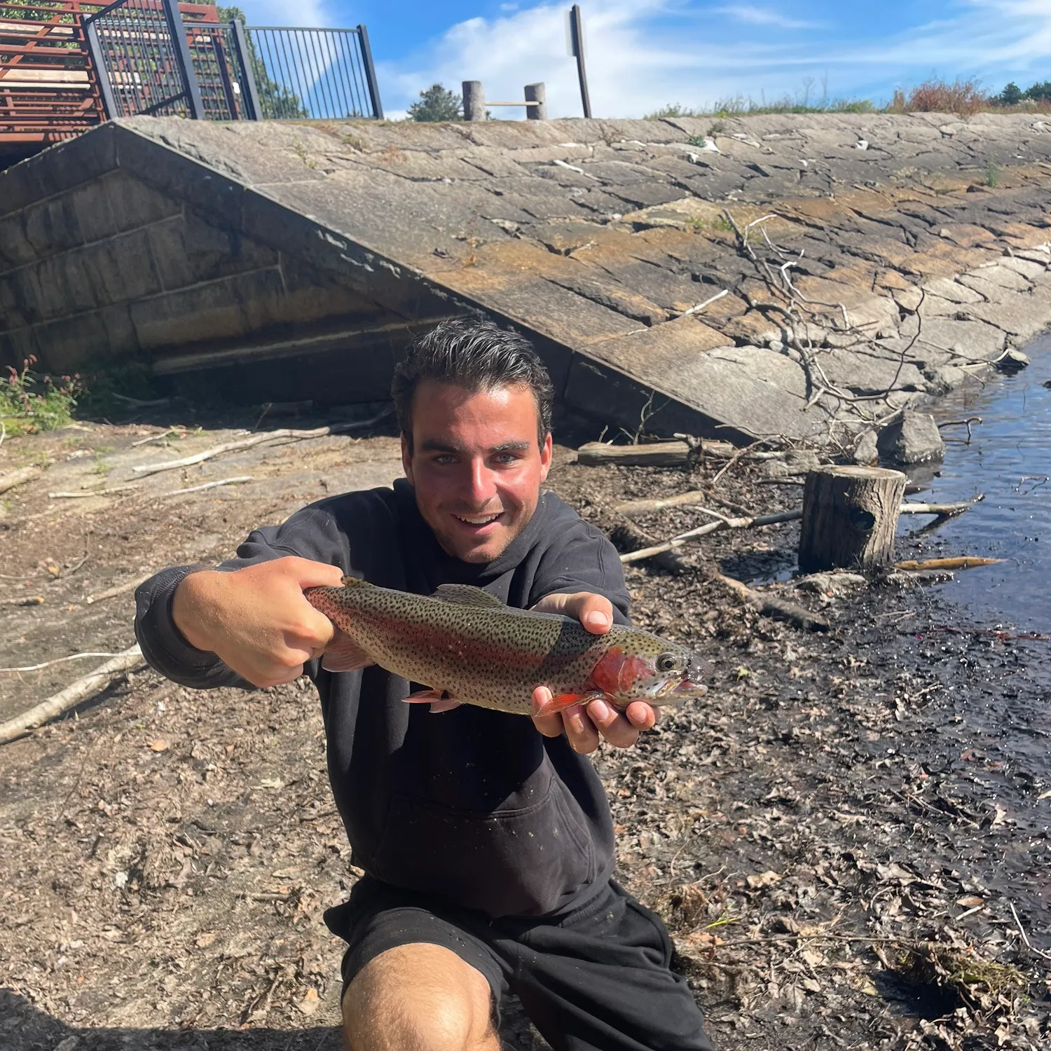 Rainbow trout caught on Fishbrain