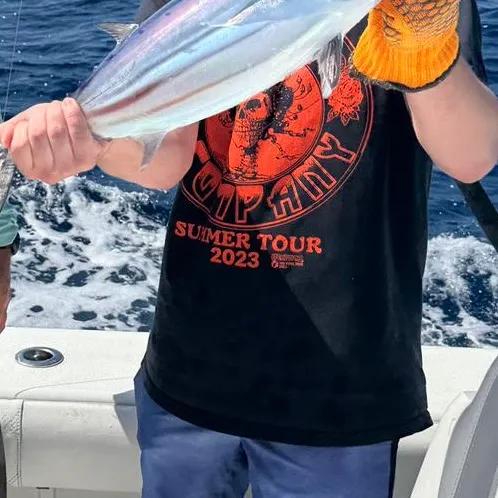 Skipjack tuna caught on Fishbrain