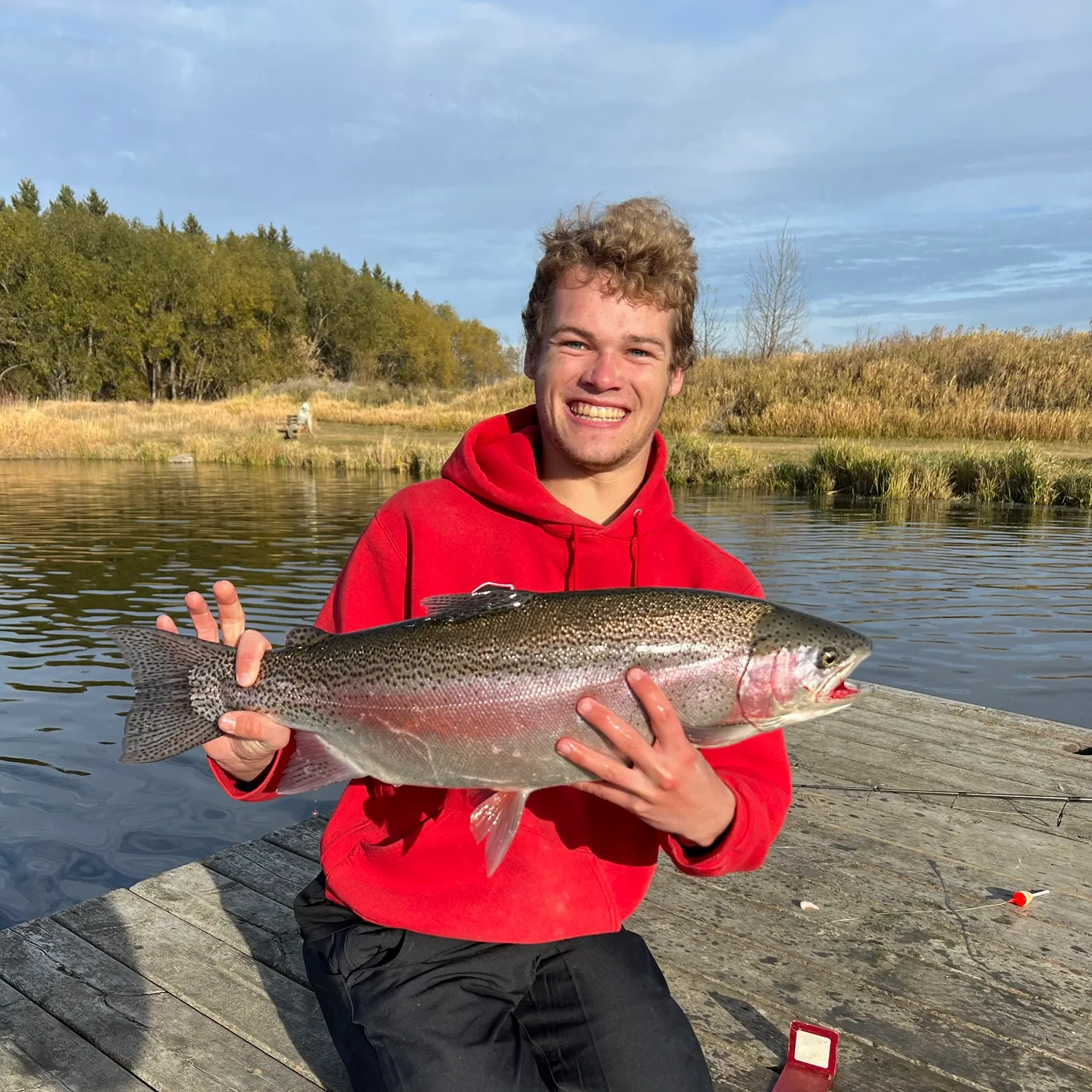 Rainbow trout caught on Fishbrain