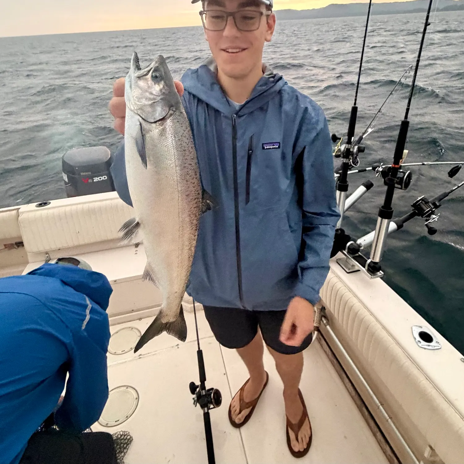 Chinook salmon caught on Fishbrain