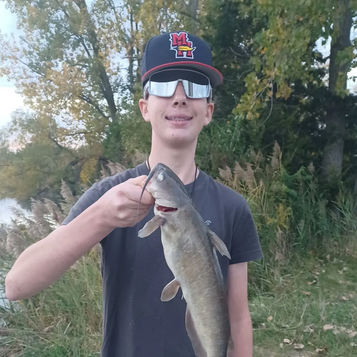 Channel catfish caught on Fishbrain