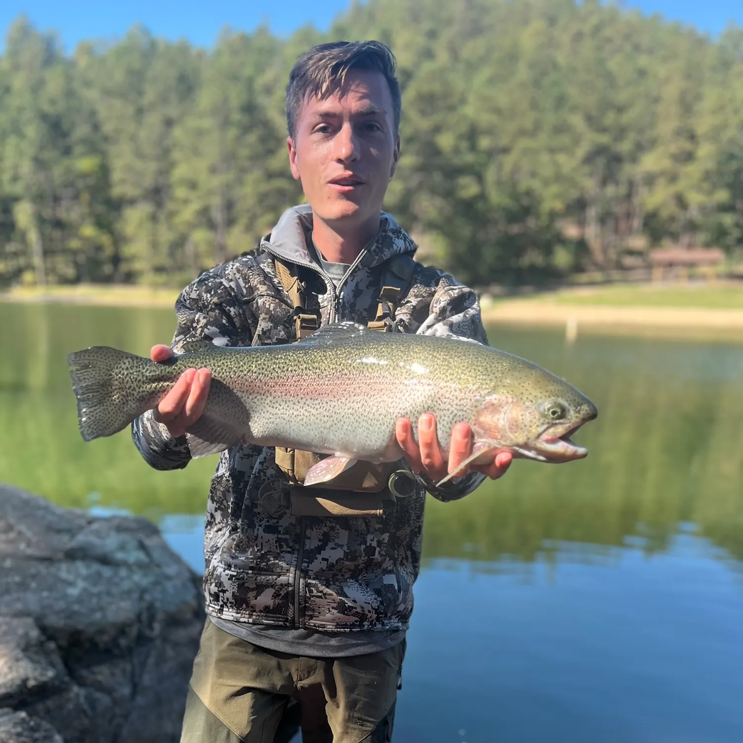 Rainbow trout caught on Fishbrain