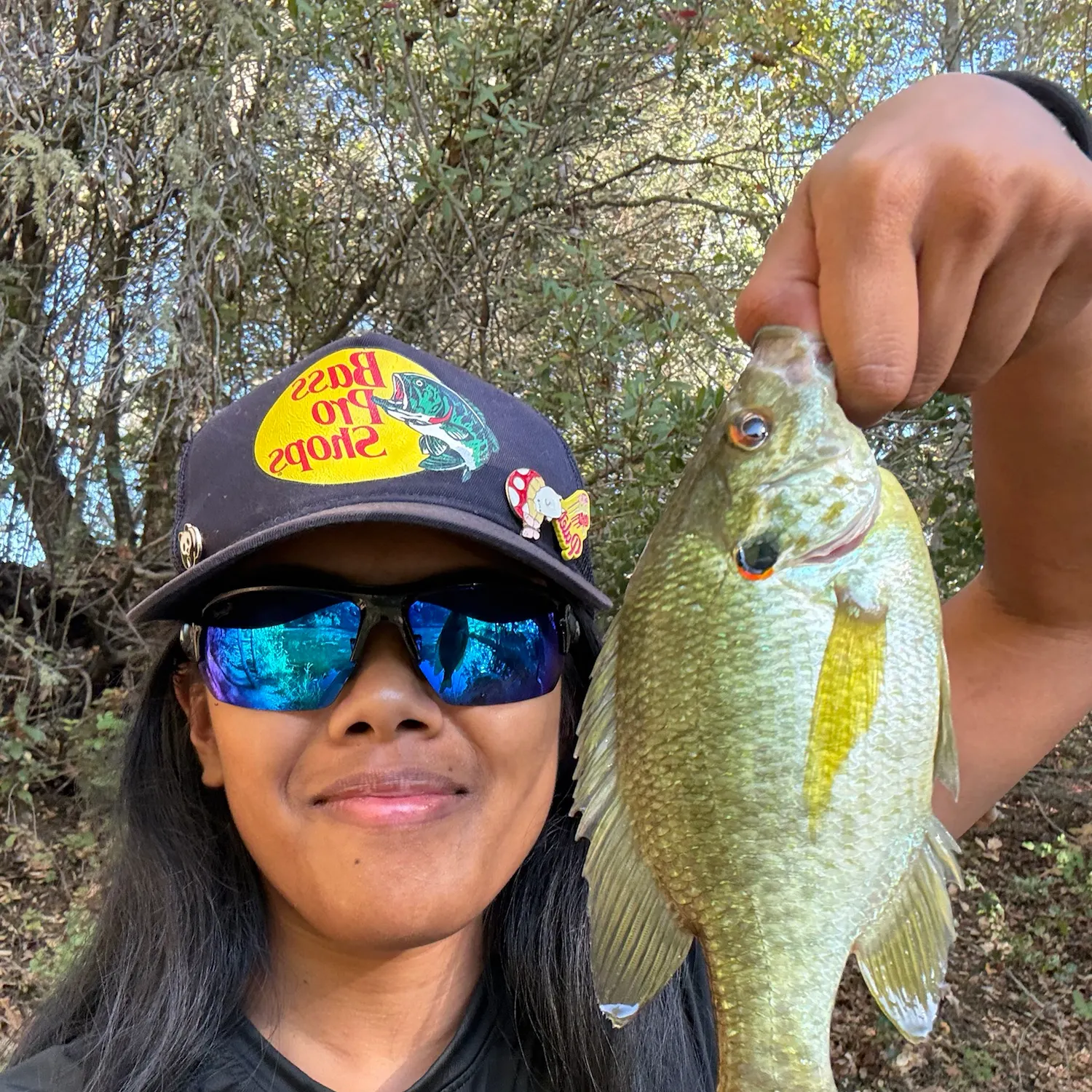 Redear sunfish caught on Fishbrain