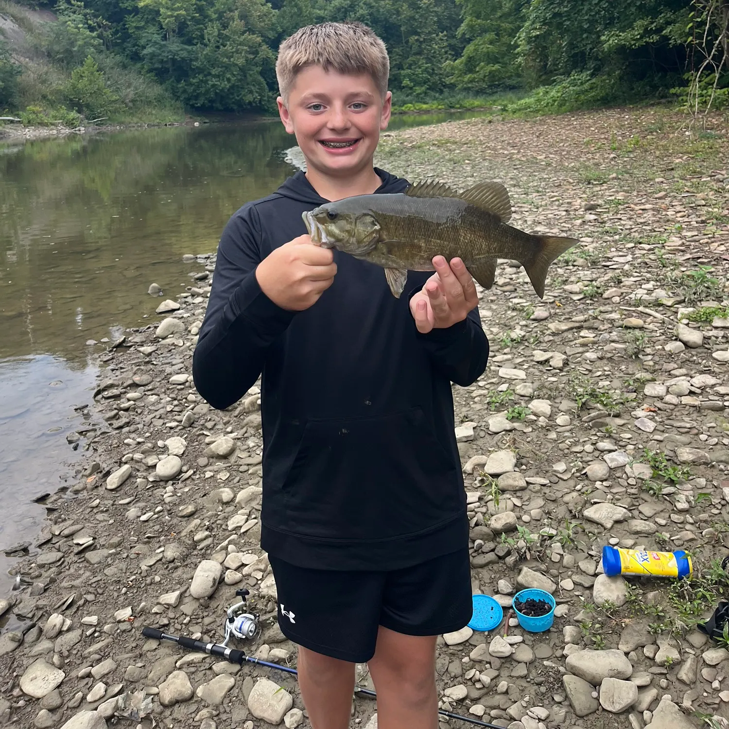 Smallmouth bass caught on Fishbrain
