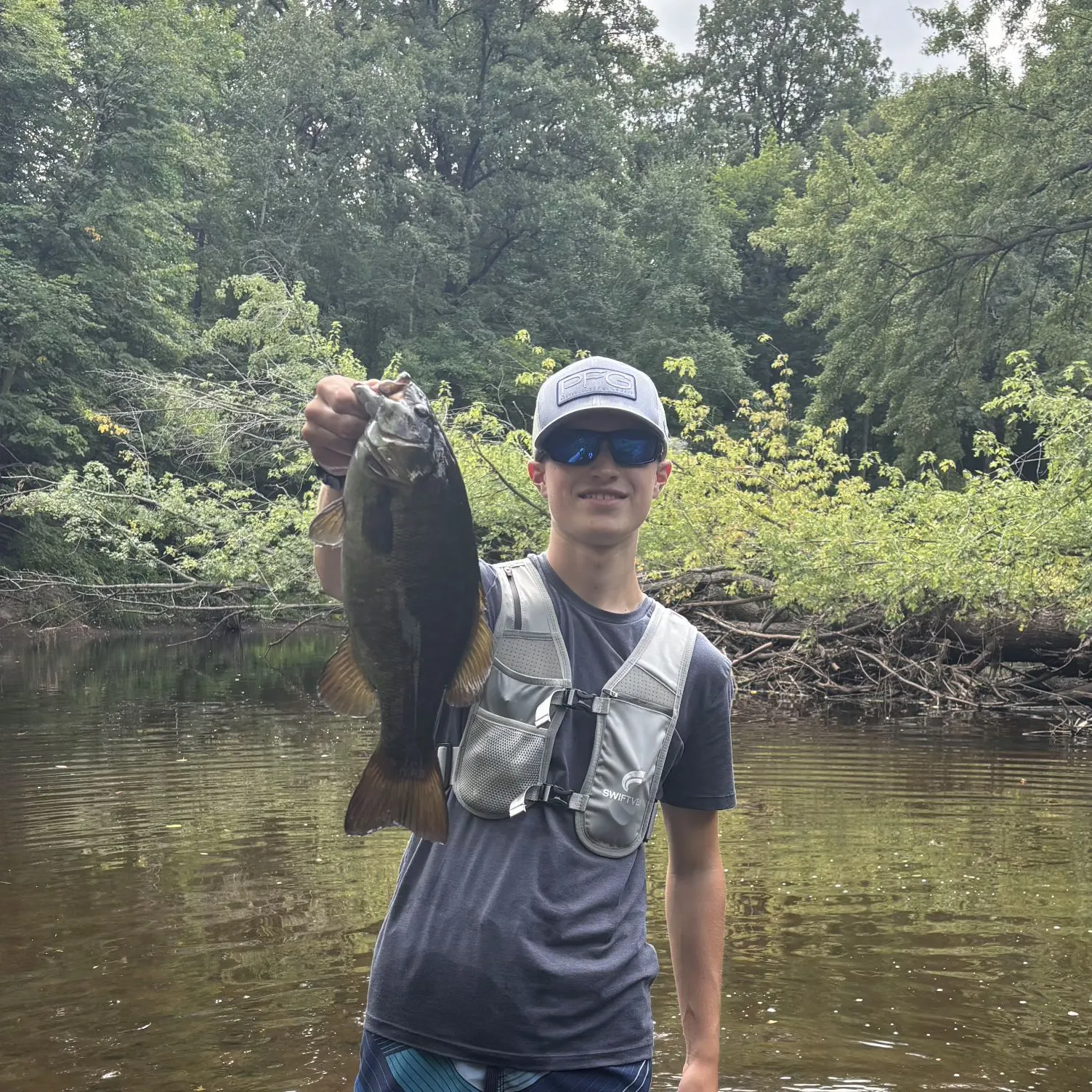 Smallmouth bass caught on Fishbrain