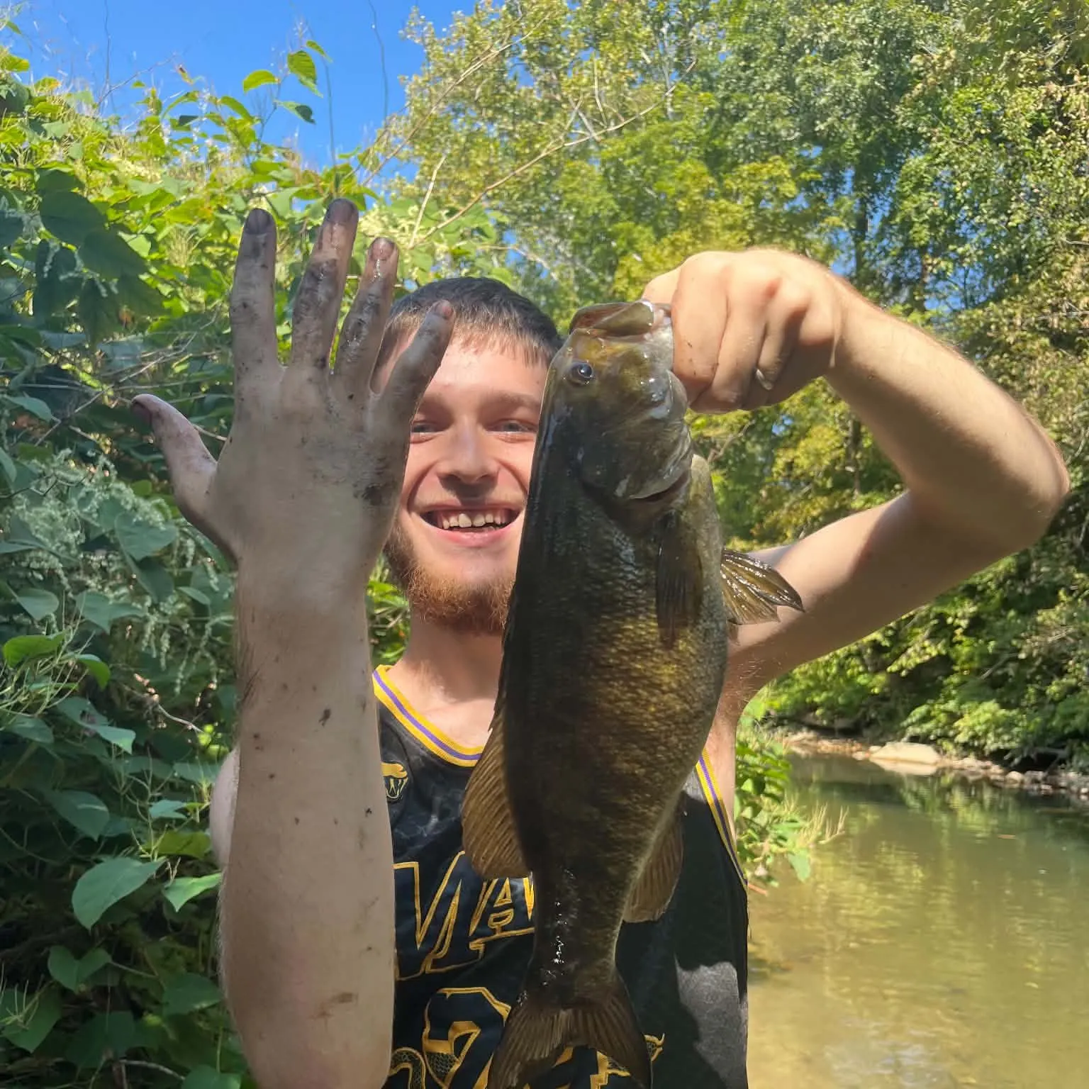 Smallmouth bass caught on Fishbrain