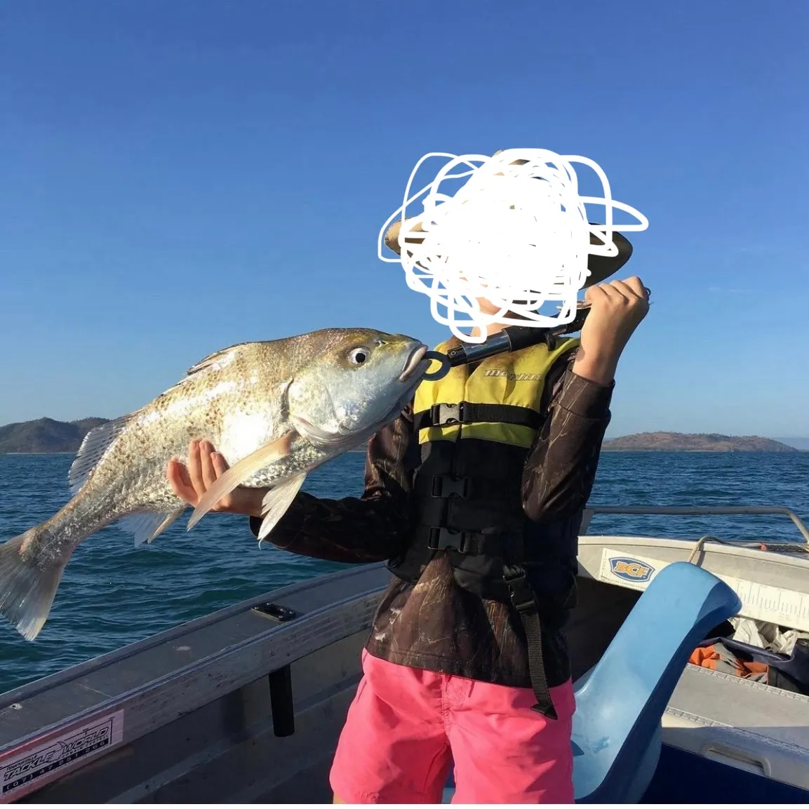 Talang queenfish caught on Fishbrain