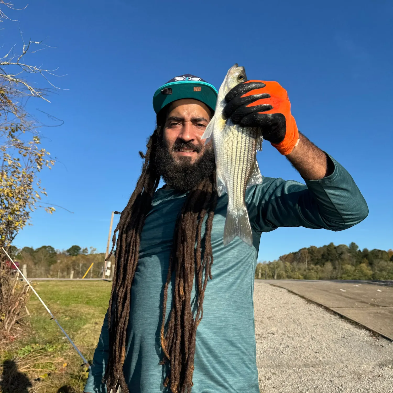 Striped bass caught on Fishbrain