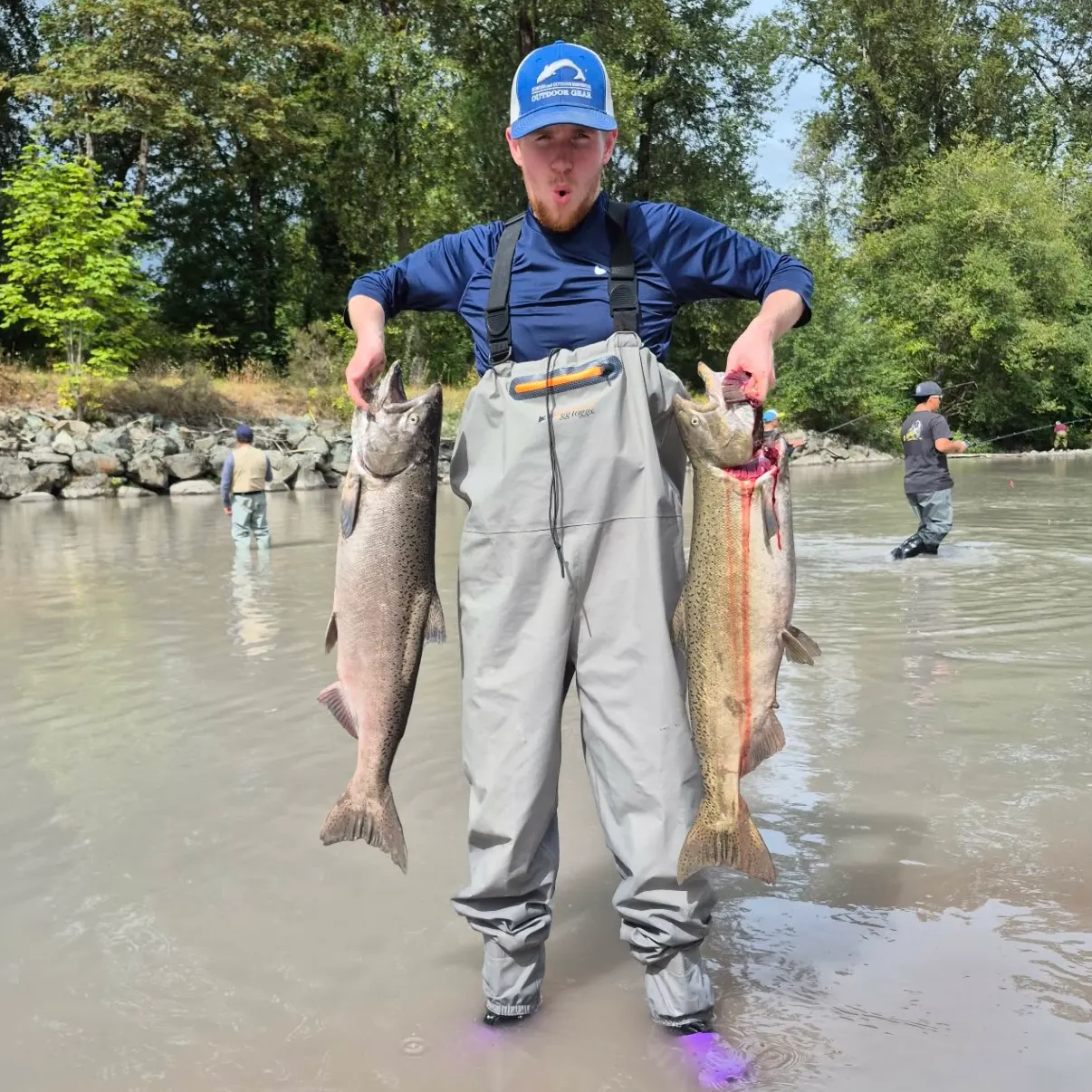 Chinook salmon caught on Fishbrain