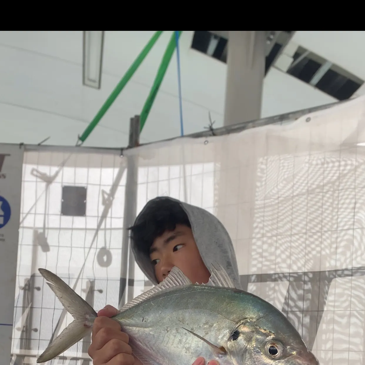 Silver trevally caught on Fishbrain