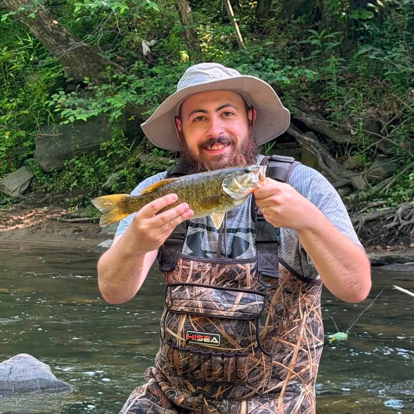 Smallmouth bass caught on Fishbrain
